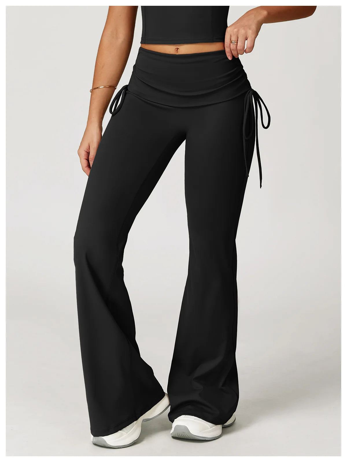 Yoga Bell-bottoms Gym Leggings Women Wide Leg Pants High Waist Booty Lifting Leggings Pants Women Sports Clothing Fitness Wear