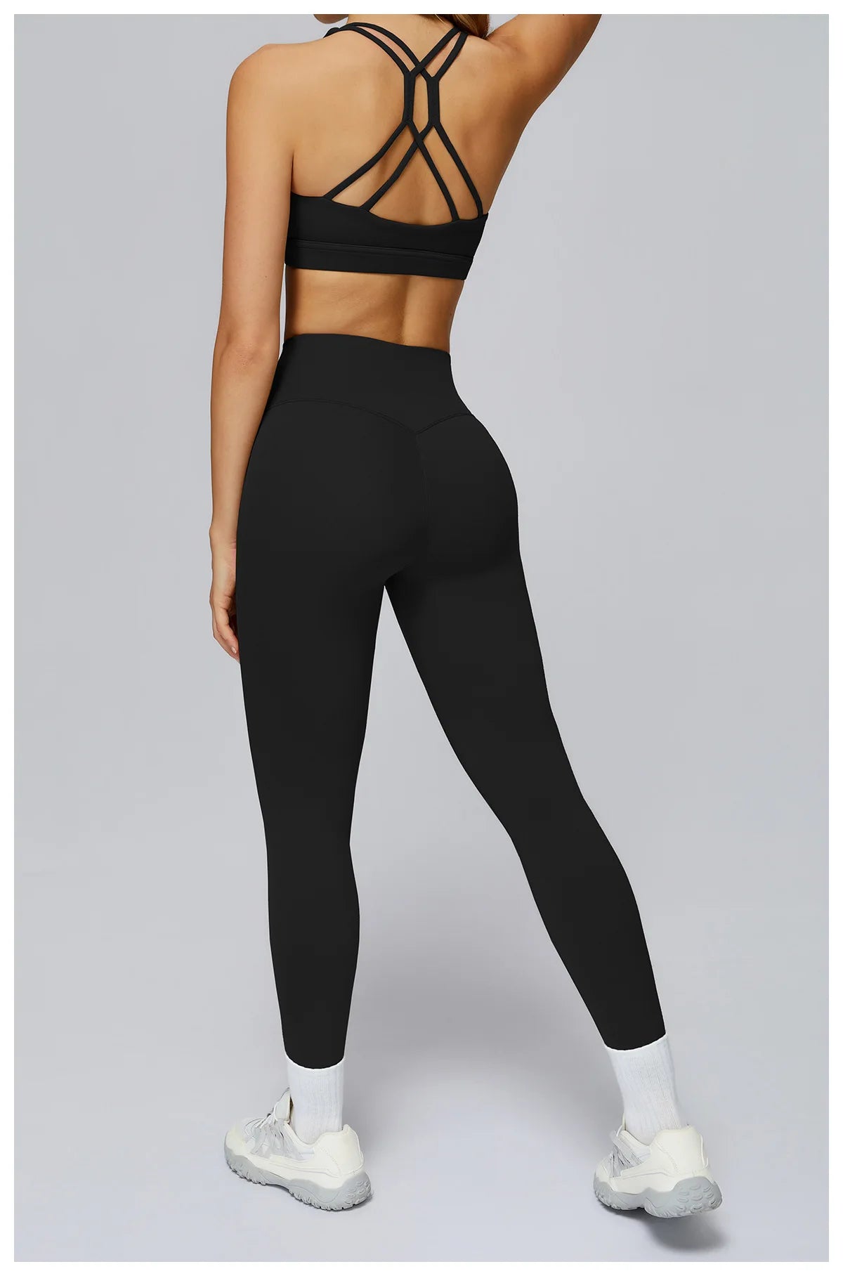 2PCS Yoga Suit Women Tracksuit Sports Bra High Waist Leggings Shorts Outfit Gym Set Fitness Workout Clothes Running Sportswear