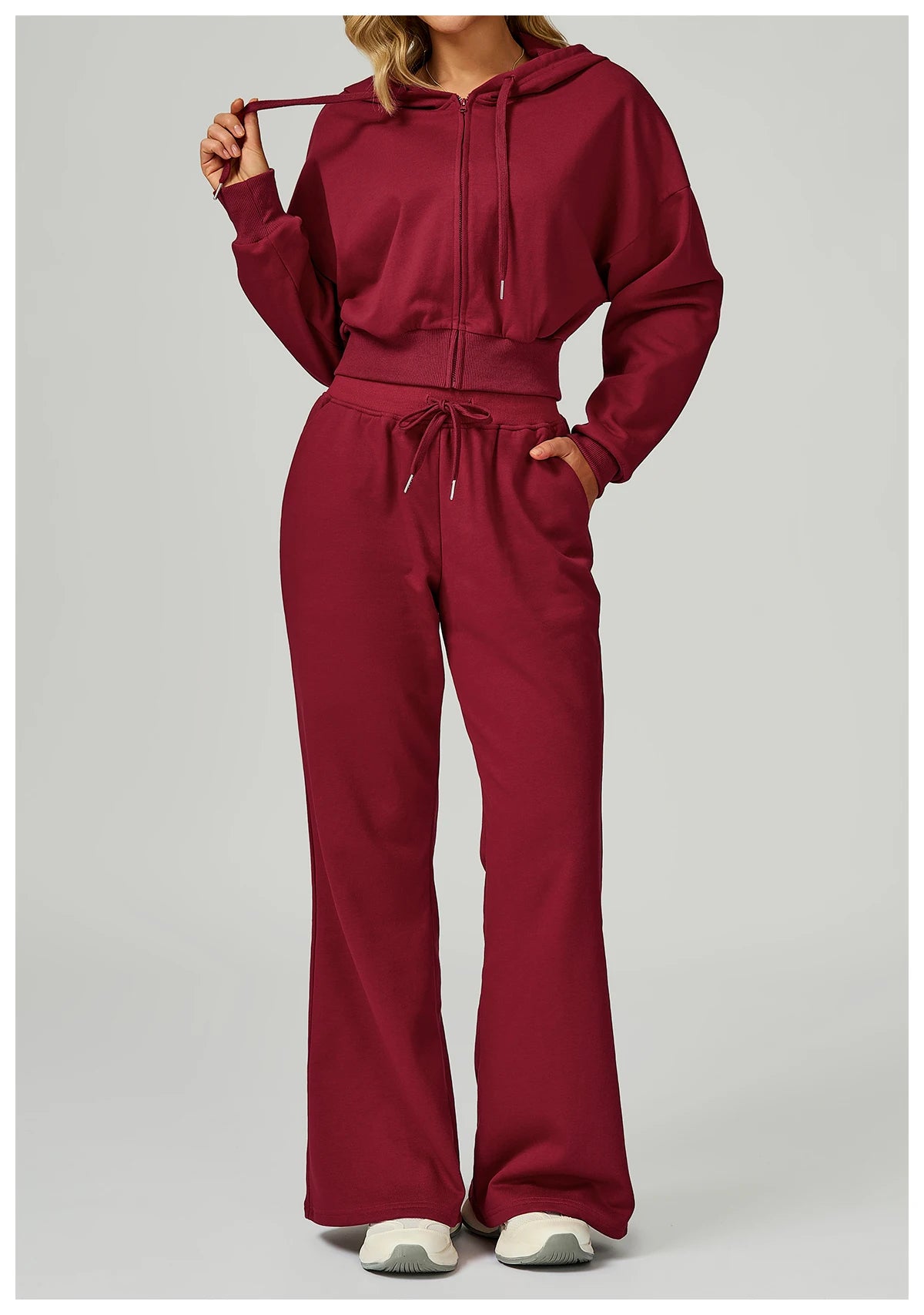 Winter Zipper Sports Hoodie for Women Hooded Long Sleeved Casual Loose and Versatile Hoodie Women Running and Fitness Sportswear