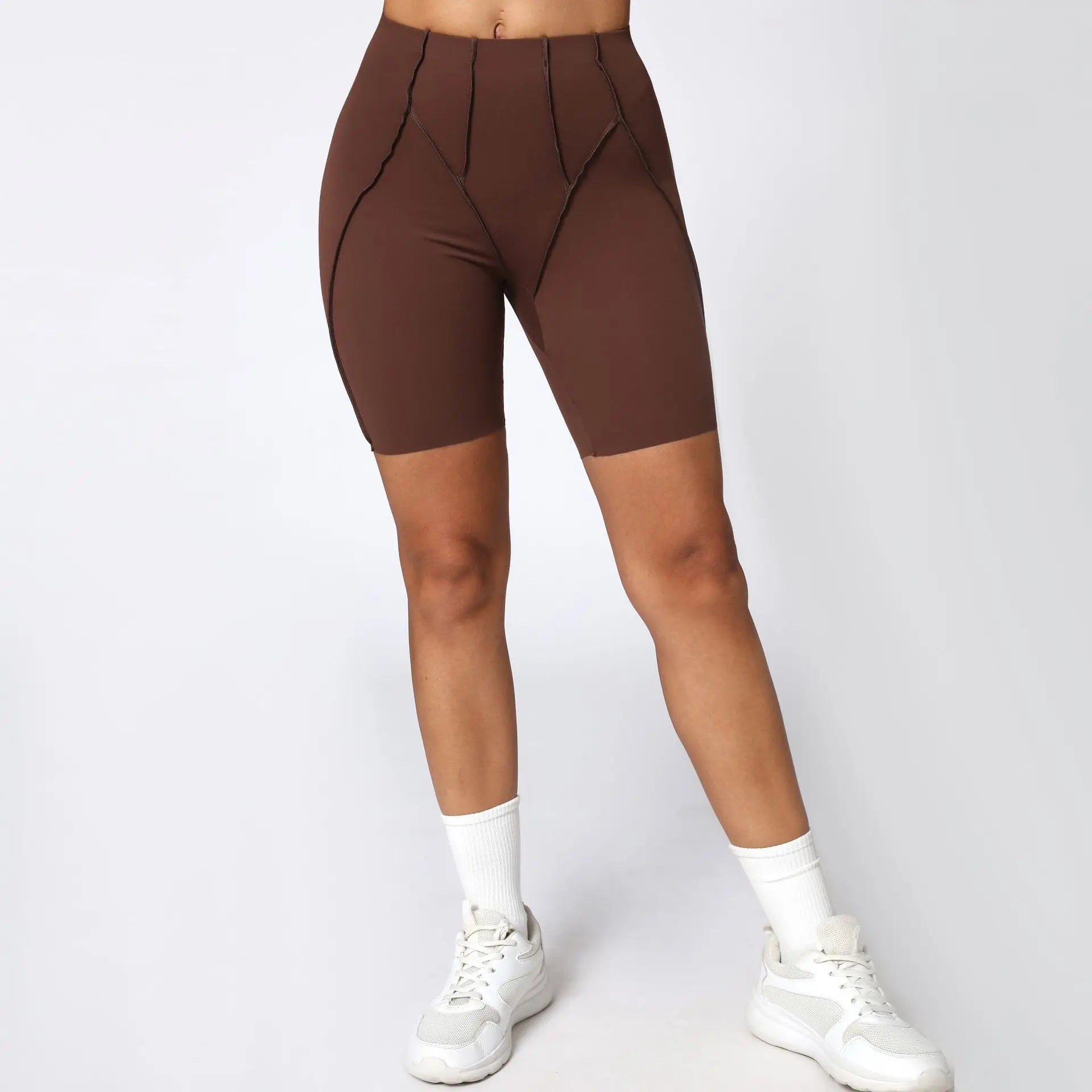 Impact Yoga Shorts High Waist Workout Fitness Lift Peach Butt Fitness Tights Gym Running Body Shaper Pants Casual Sportswear