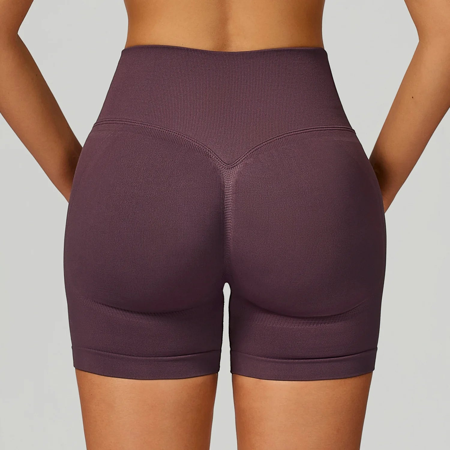 Seamless Women Sports Short Yoga Legging Shorts Squat Proof High Waist Fitness Tight Shorts Cycling Impact Workout Gym Shorts