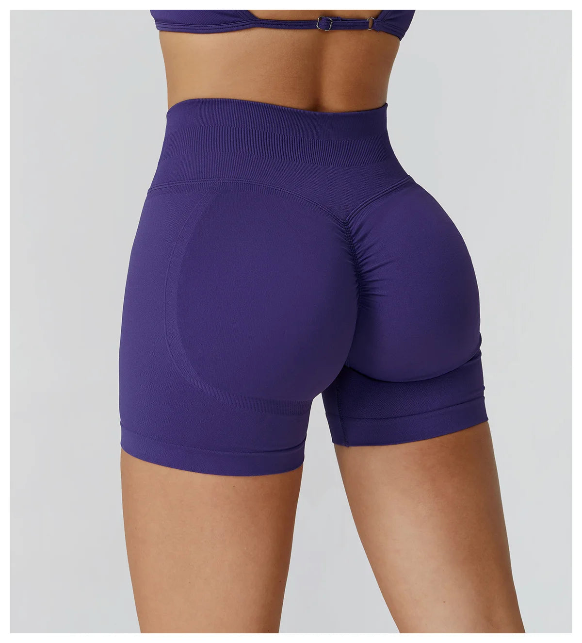 Seamless Running Impact Sports Shorts Women Buttock Lift Gym Leggings Women Cycling Slim Workout Shorts High Waist Yoga Shorts