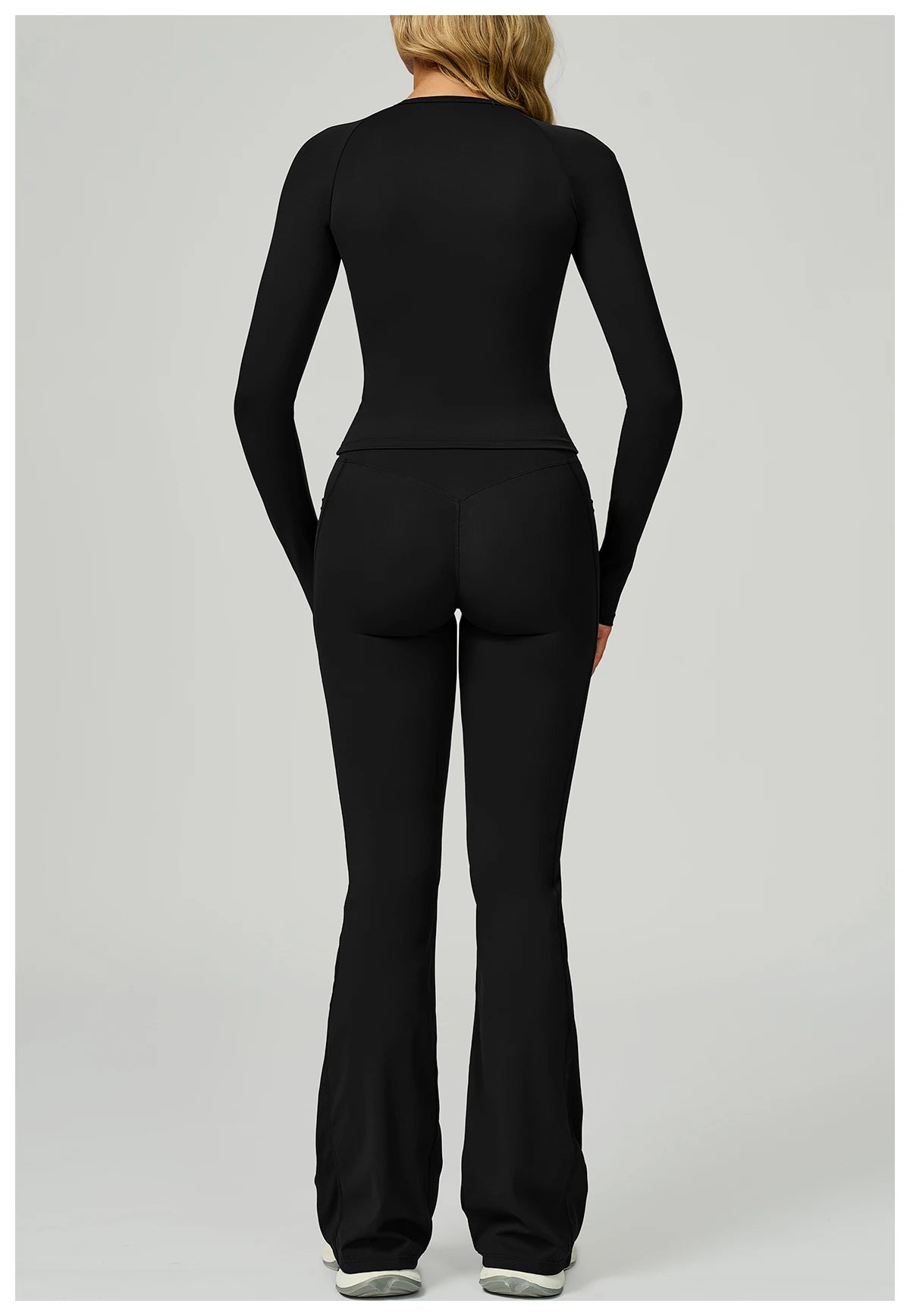 2 Pieces Yoga Suit Women Sports Set Quick-Drying Gym Set Women Tracksuit Running Workout Long Sleeve Sports Yoga Clothing