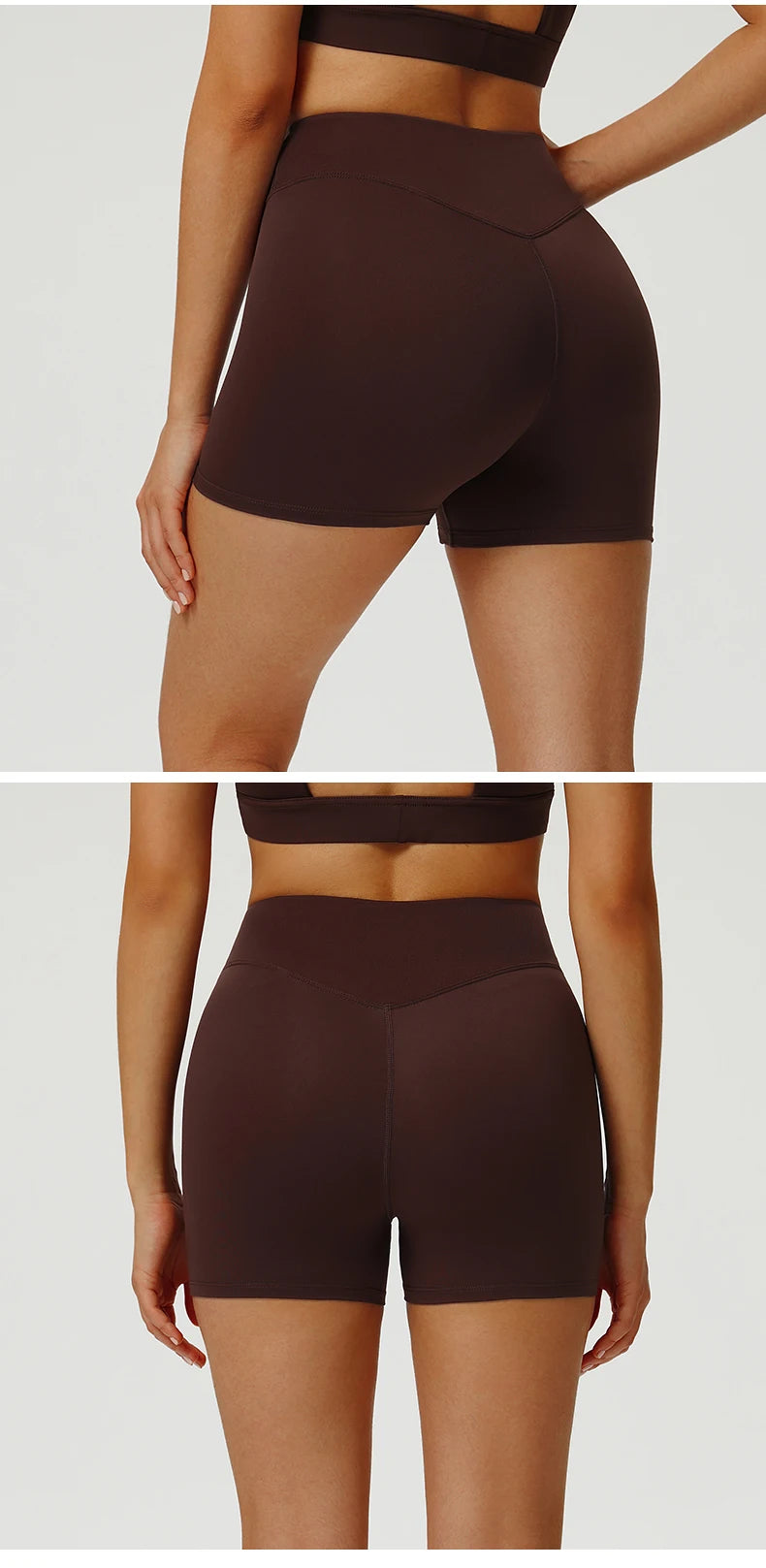Women Yoga Shorts High Waist Workout Shorts Fitness Yoga Lift Butt Fitness Ladies Yoga Gym Running Impact Short Pants Sportswear