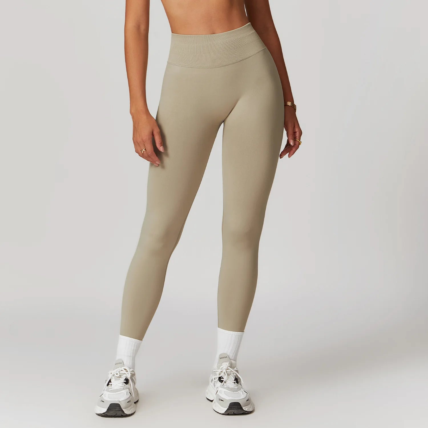 Ribbed Fitness Leggings Women Sport High Waist Tights Seamless Yoga Leggings Gym Jogging Quick Dry Push Up Slim Pants Running