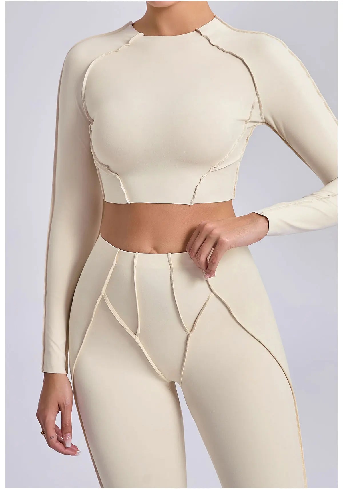Long Sleeve Workout Top Gym T-shirt Pilates Clothes Women Active Wear Sports Shirt Elastic Fitness Yoga Clothing Running Shirts
