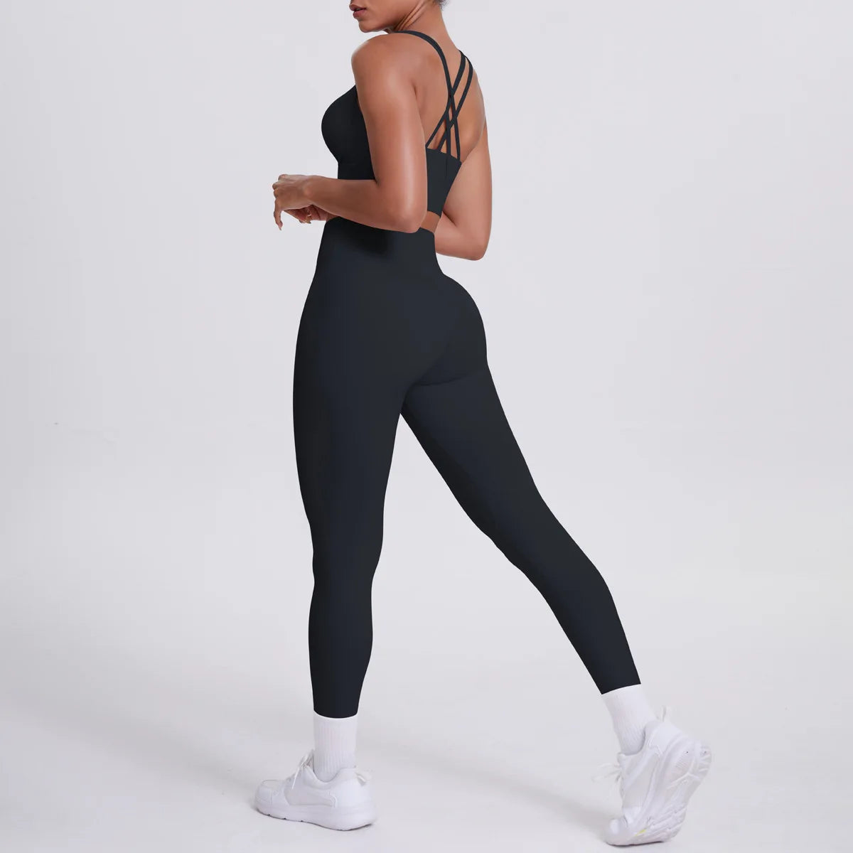 JJUREN Seamless Yoga Suit Women Tracksuit Sports Bra High Waist Leggings Yoga Outfit Gym Set Fitness Workout Clothes Sportswear