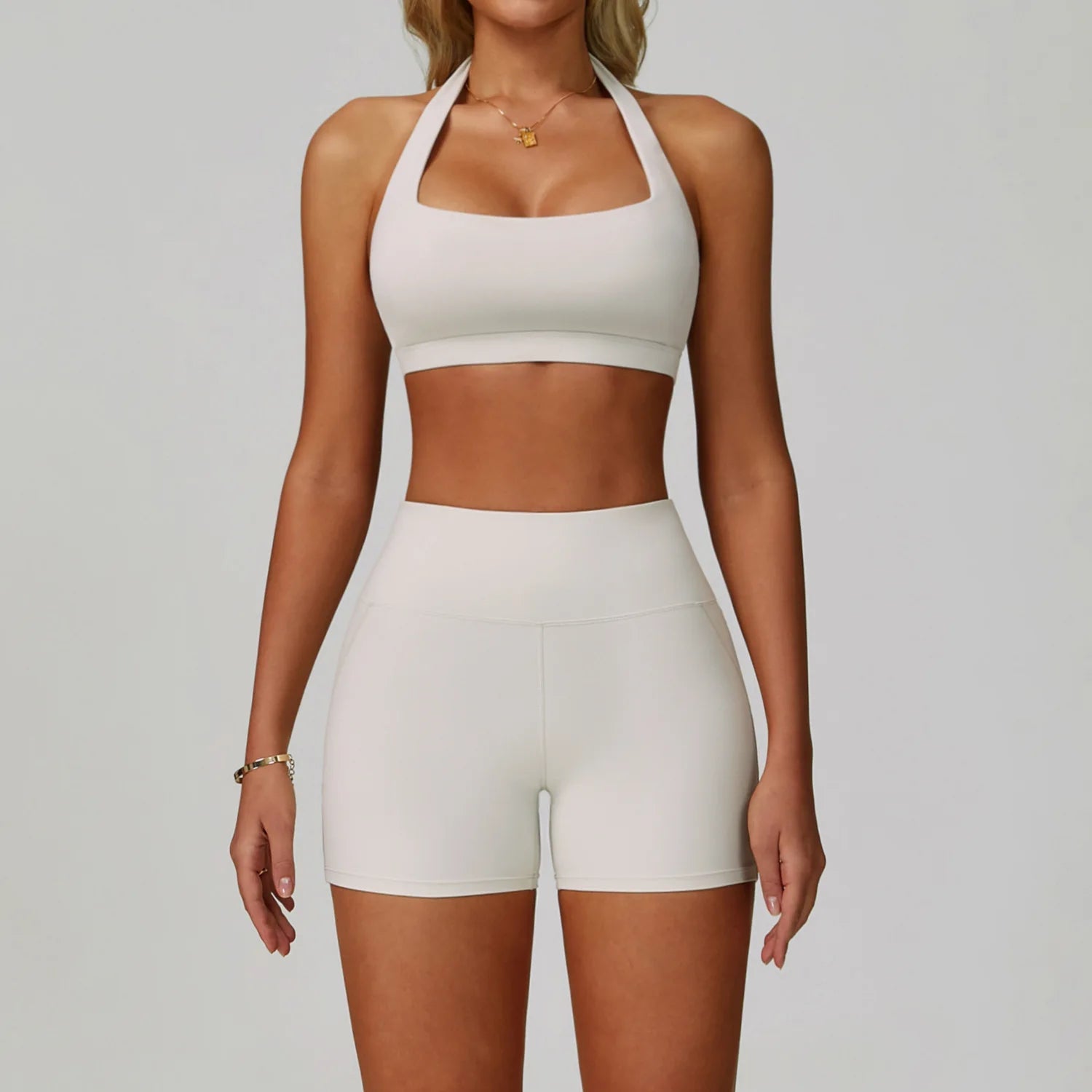 2 Piece Set Women's Tracksuit Fitness Clothes Yoga Sets Sportswear Workout Bra High Waist Leggings Set Gym Clothing Sports Suits