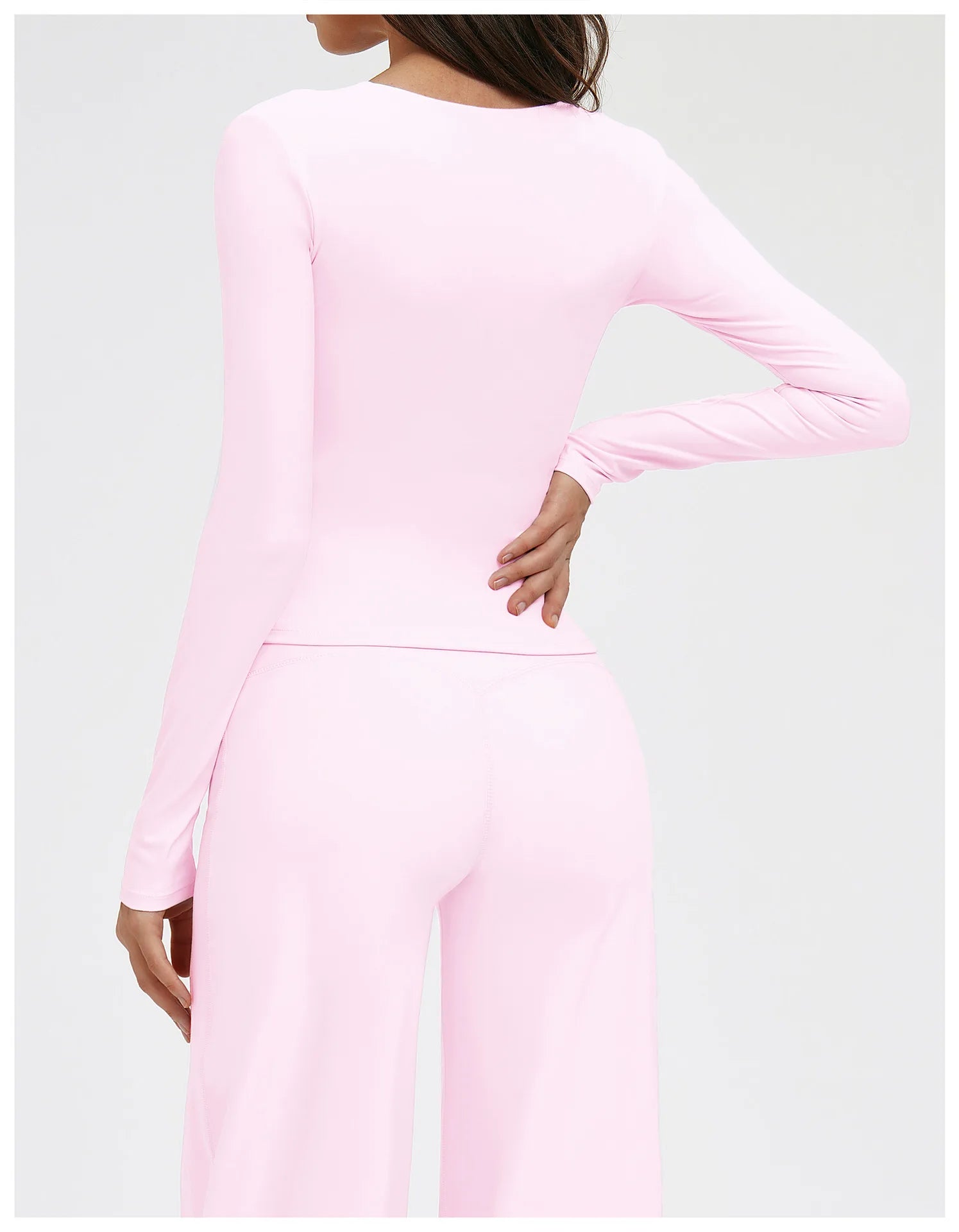 Sexy Yoga Shirts For Women Long Sleeve Fitness Top Running Gym Clothes Workout Shirts Dry Fit Breathable High Elastic Sports Top