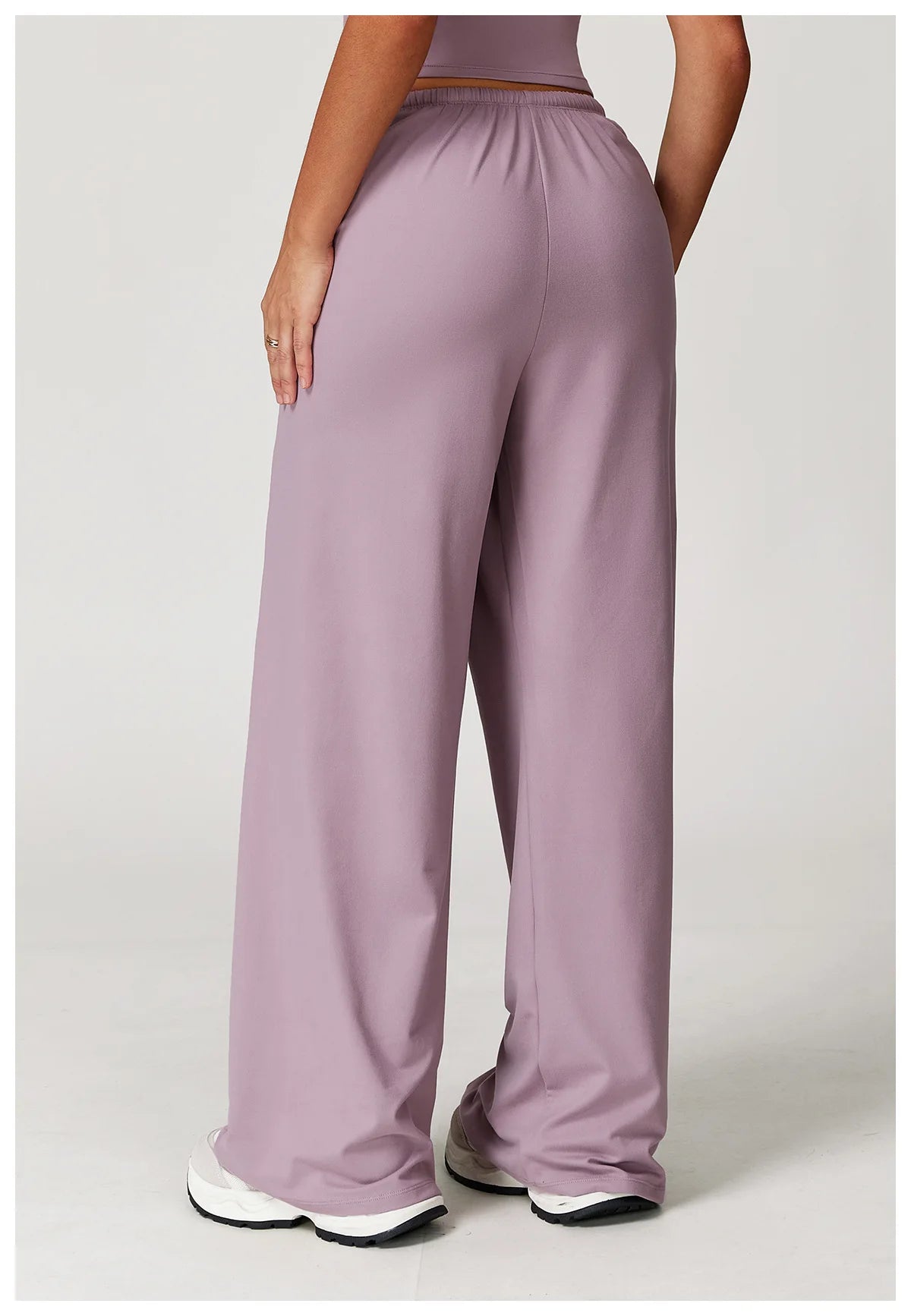 High Waist Yoga Pants Women's Hanging Wide Leg Loose Casual Pants Women's Sports Pants Fitness Running Elastic Drawstring Pants