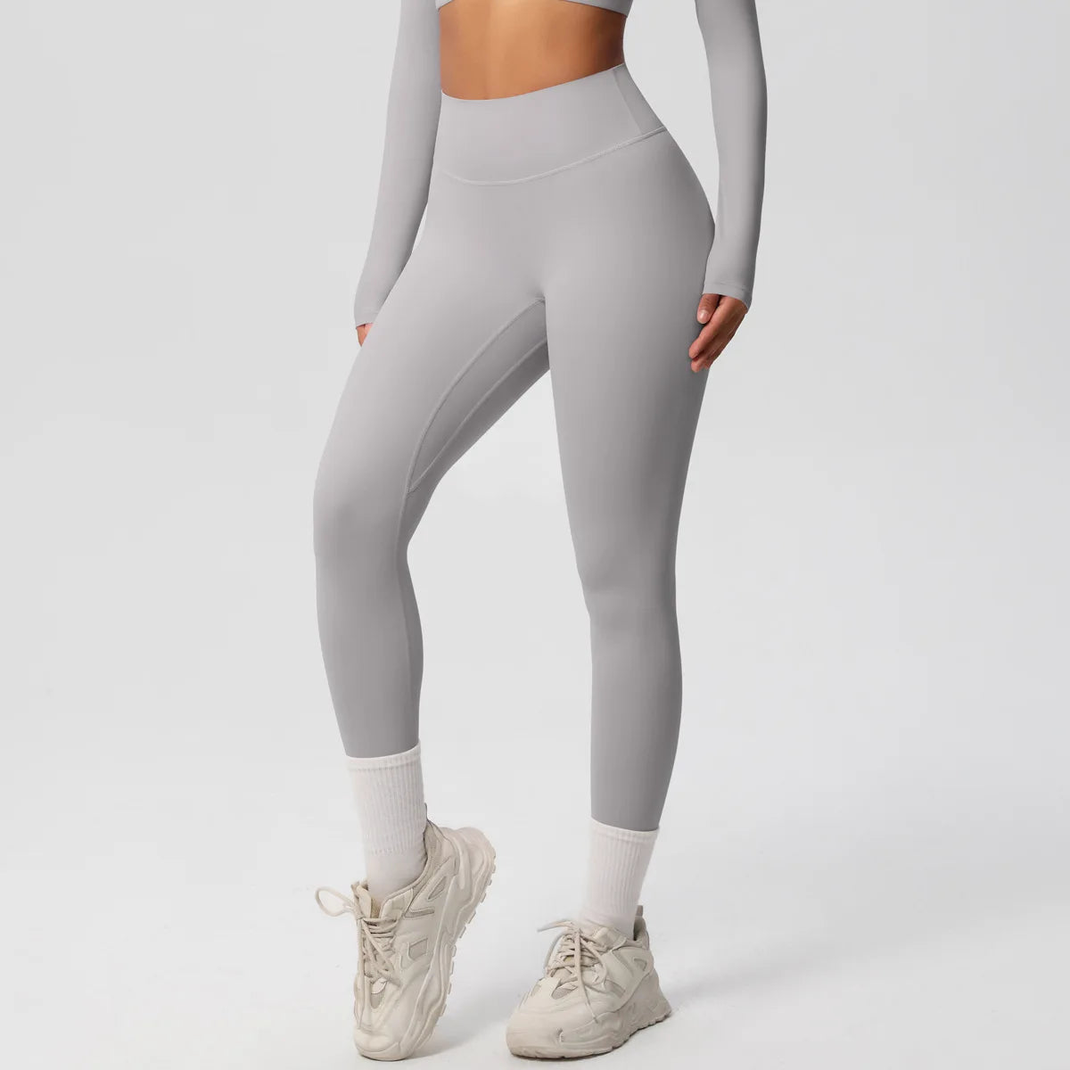 Leggings Female High Elastic Seamless Tights High Waist Butt Lift Sexy Fitness Pants Knit Slim Gym Running Yoga Leggings
