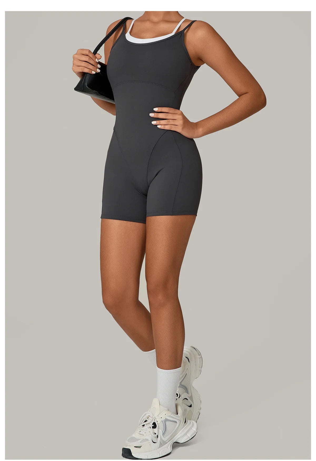 Short Sports Jumpsuit Sleeveless Gym Set Women Tracksuit Yoga Clothes Rompers Workout One-piece Suit Female Outdoor Bodysuits