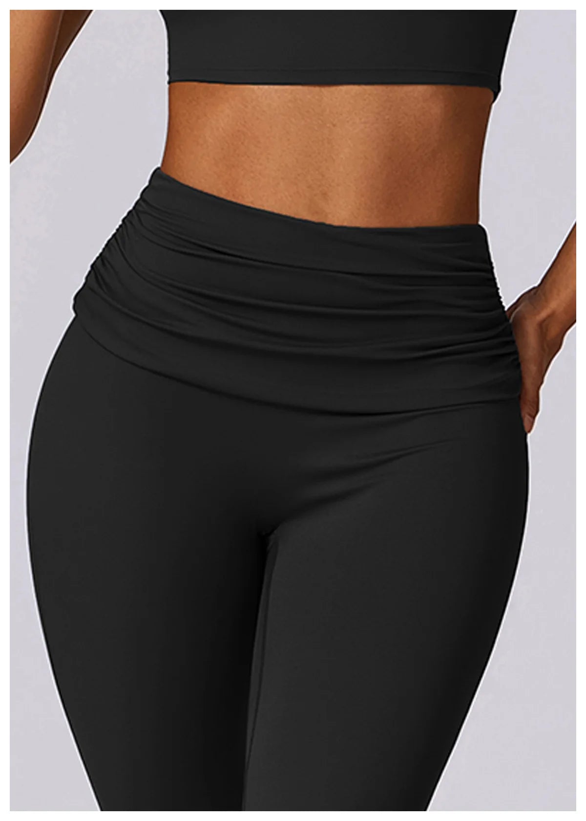 Workout Flare Leggings Yoga Pants Women High Waist Wide Leg Pant Women Gym Fitness Sports Black Flared Pant Latin Dance Trousers