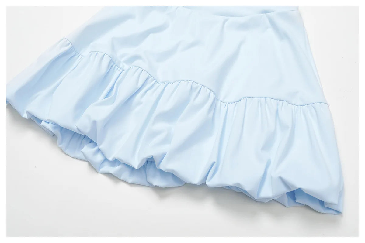 High Waisted Tennis Mini Skirt Women's Tennis Yoga Golf Sports Belt Safety Pants Pocket Comfortable and Breathable Sports Skirt