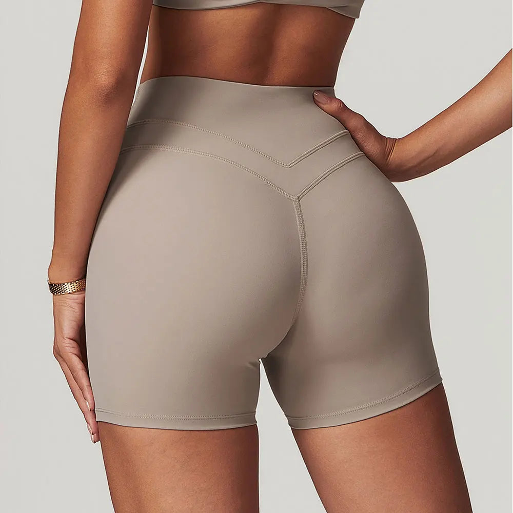 High Waist Sports Short Women Yoga Shorts Breathable Fitness Tight Women Yoga Legging Shorts Cycling Athletic Gym Shorts