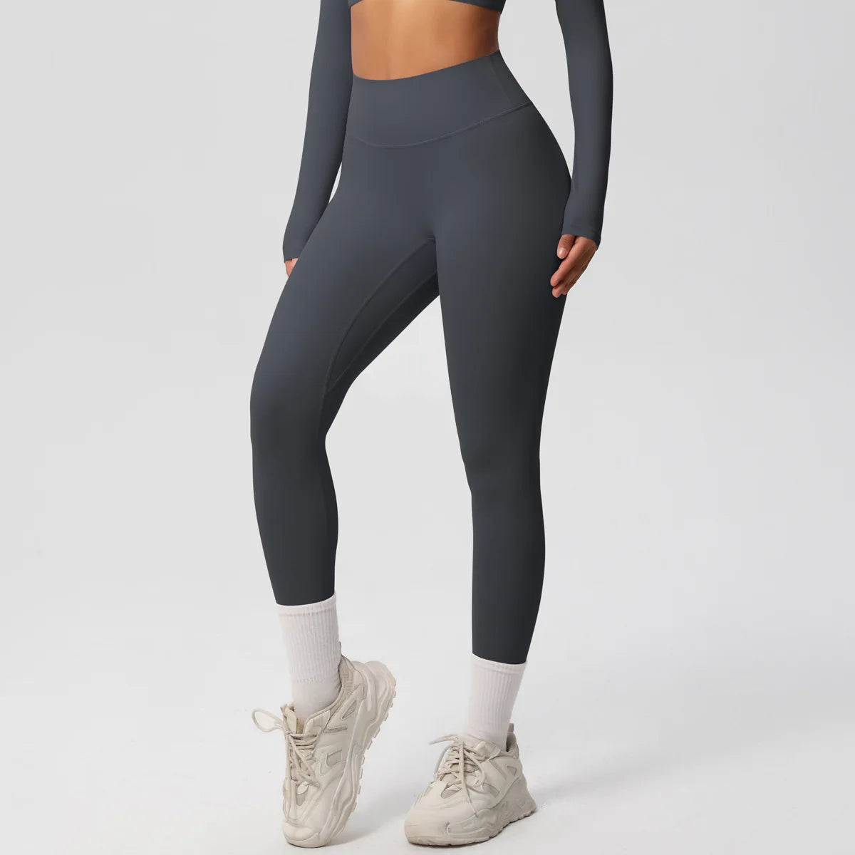 Leggings Female High Elastic Seamless Tights High Waist Butt Lift Sexy Fitness Pants Knit Slim Gym Running Yoga Leggings
