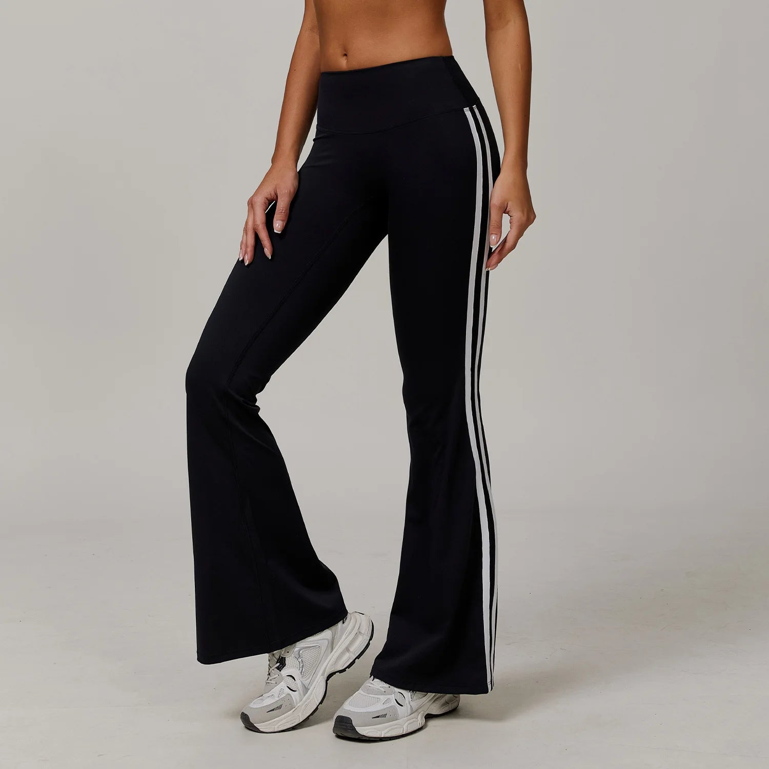 Wide Leg Pants Women Gym Leggings Yoga Pants High Waist Tights Lifting Leggings Pants Women Sports Clothing Fitness Bell-bottoms