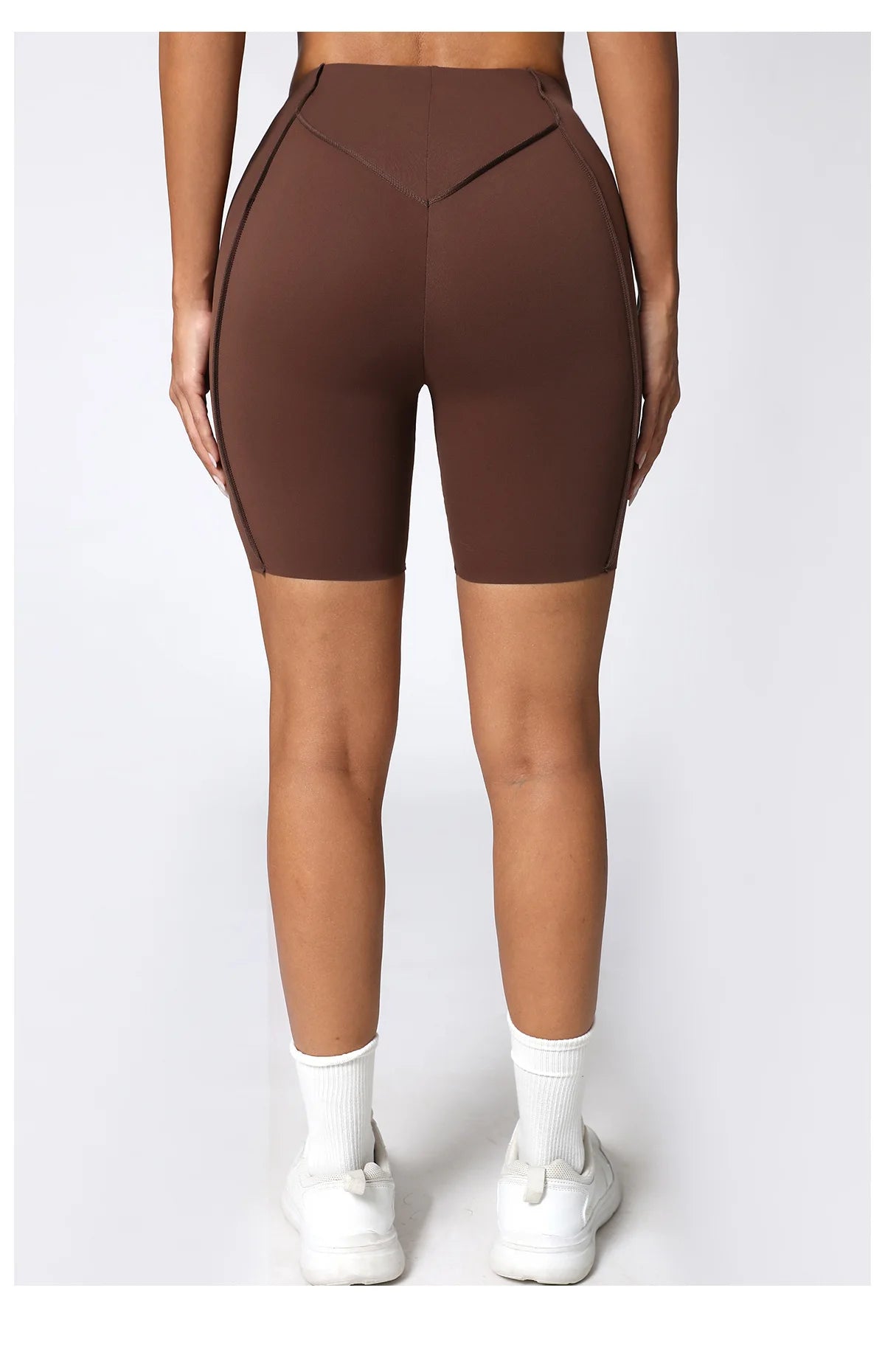 Impact Yoga Shorts High Waist Workout Fitness Lift Peach Butt Fitness Tights Gym Running Body Shaper Pants Casual Sportswear