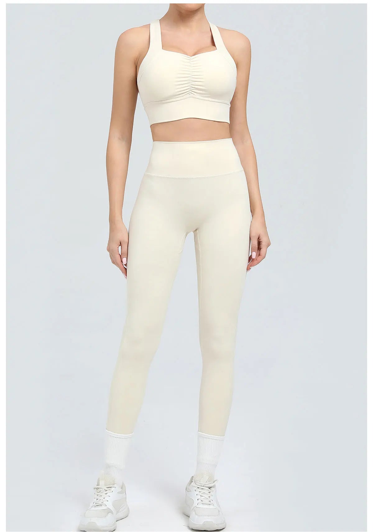 Women's Tracksuit Fitness Suit Yoga Sets Sportswear Workout Outfits Sports Bra High Waist Leggings Gym Clothing Sports Suits