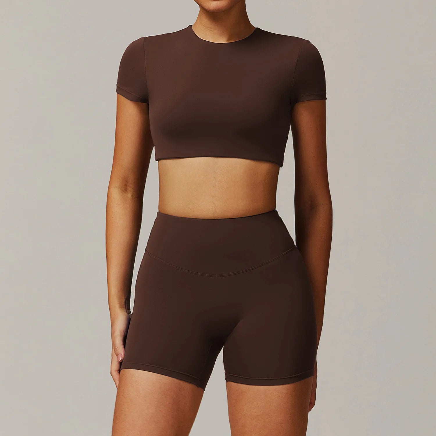 Women's Tracksuit 2PCS Yoga Sets Sportswear Workout Fitness Long Sleeved Sports Bra High Waist Leggings Gym Clothing Sports Suit