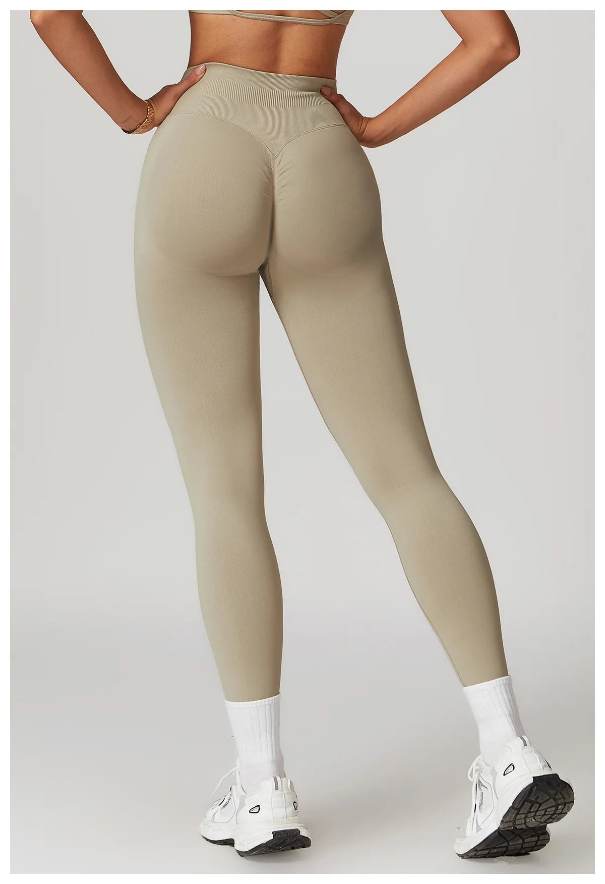 Ribbed Fitness Leggings Women Sport High Waist Tights Seamless Yoga Leggings Gym Jogging Quick Dry Push Up Slim Pants Running