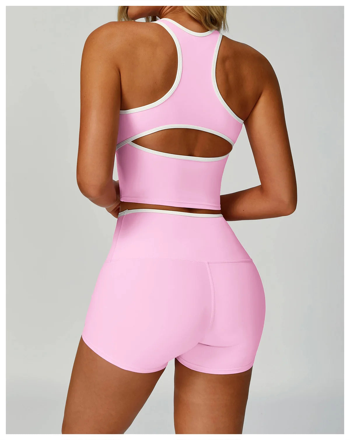 Gym Tracksuit Yoga Set 2 Pieces Workout Outfits Fitness Sportswear High Waist Leggings Sports Bra Athletic Wear Women Clothes