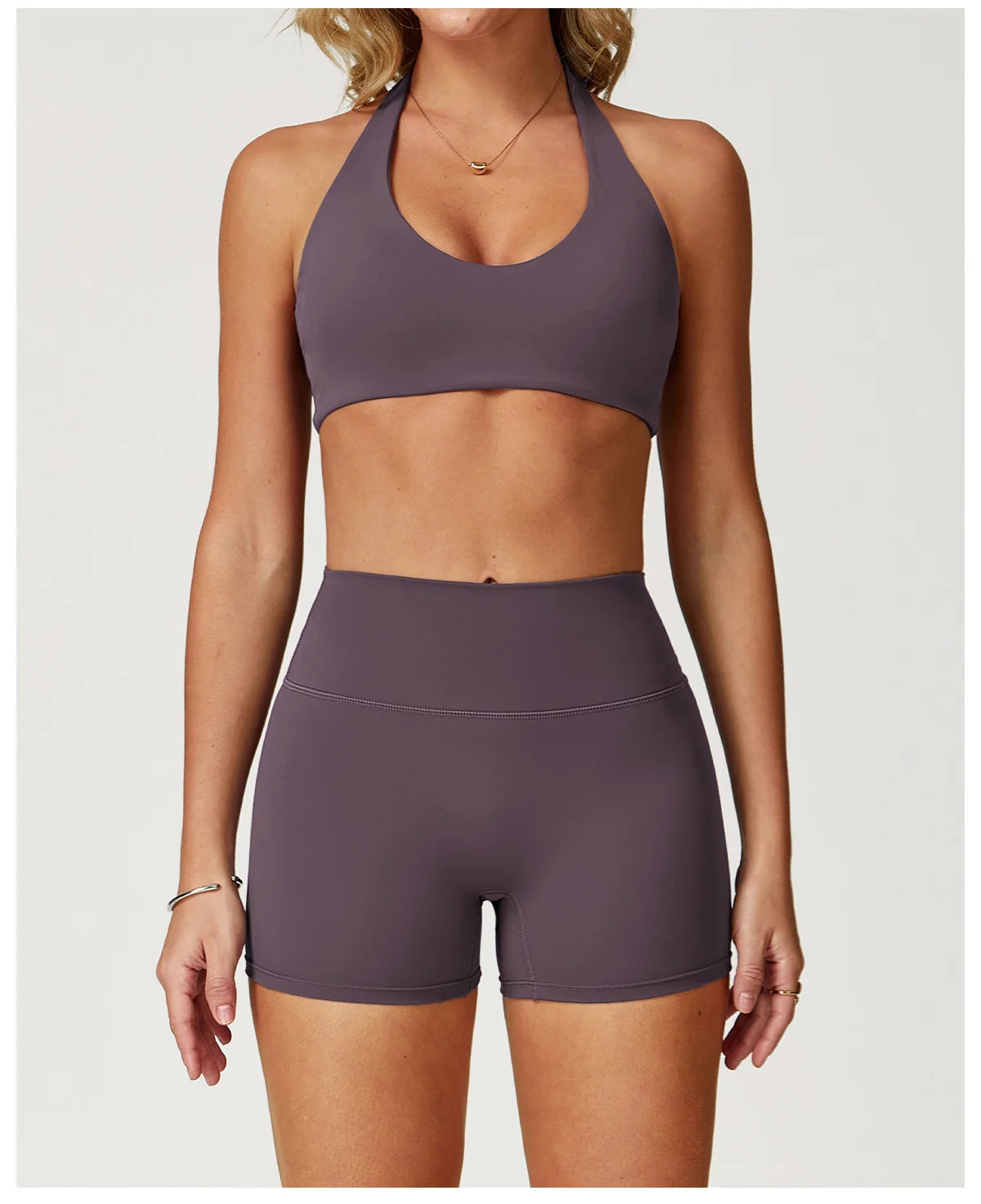 Sports Vest Impact Halter Top Yoga Underwear Backless Hanging Neck Sports Tank Top for Shaping Women's Tank Workout Push Up Top