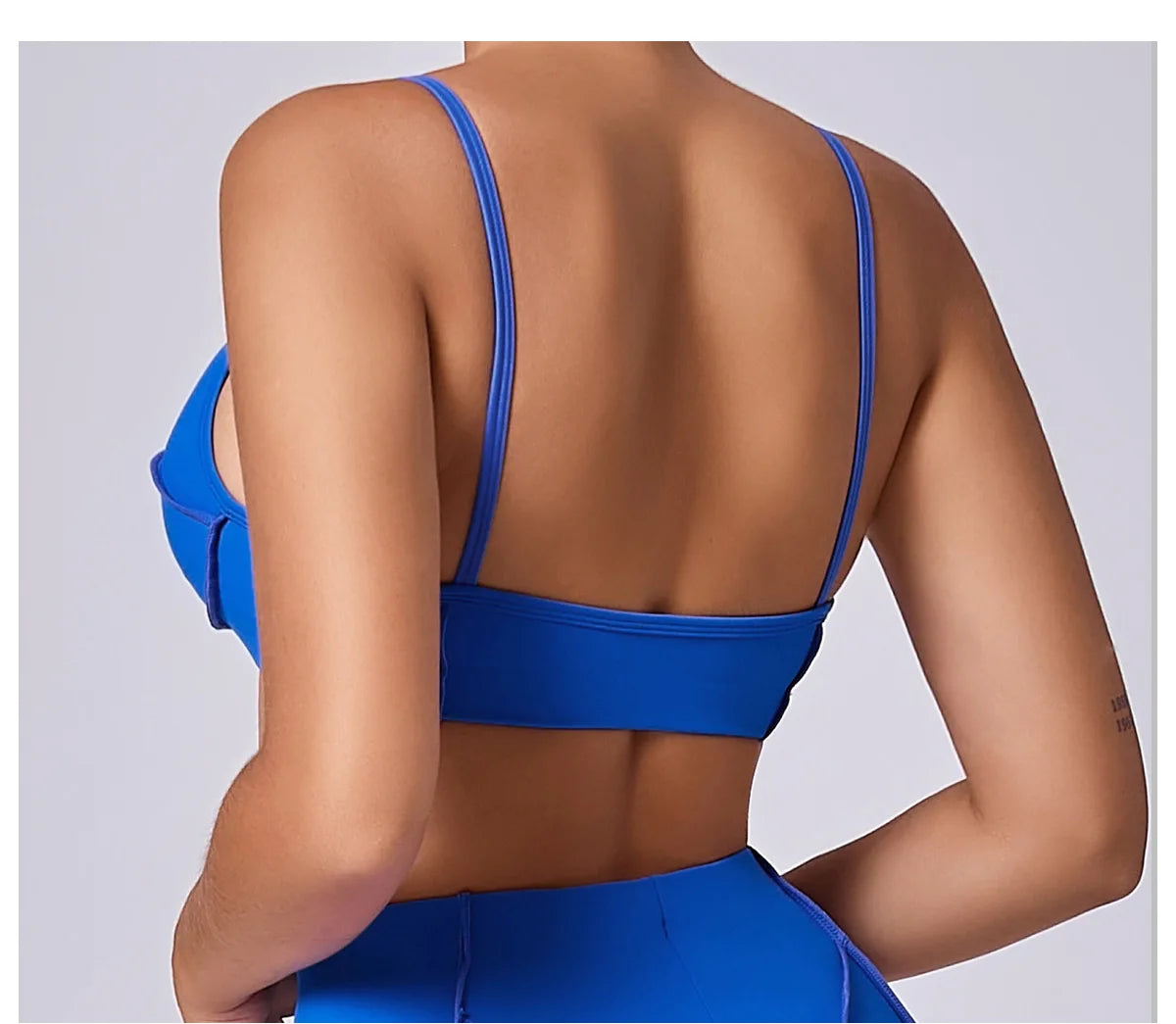 Sports Bra Anti-Sweat Fitness Top Women Yoga Bra Shockproof Crop Top Push Up High Strength Sport Bra Breathable Gym Workout Top