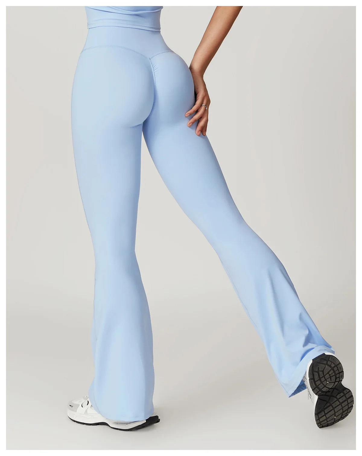 Flare Leggings Yoga Pants Women Bell-bottoms Yoga Tights High Waist Fitness Pants Stretch Gym Workout Sports Push Up Leggings