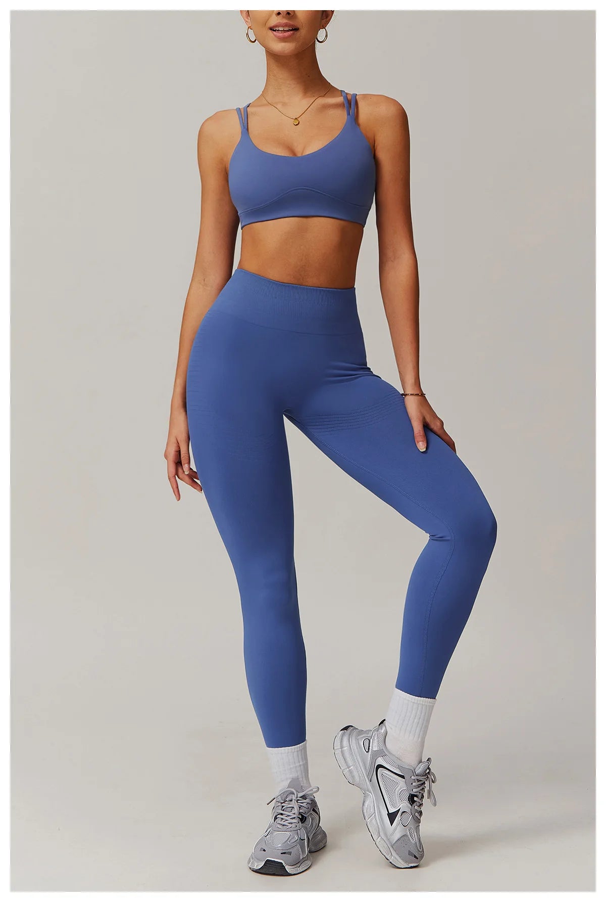 Women's Sports Bra Sexy Criss Cross Straps Back High Support Impact Yoga Underwear Running Fitness Gym Padded Bralette Tops