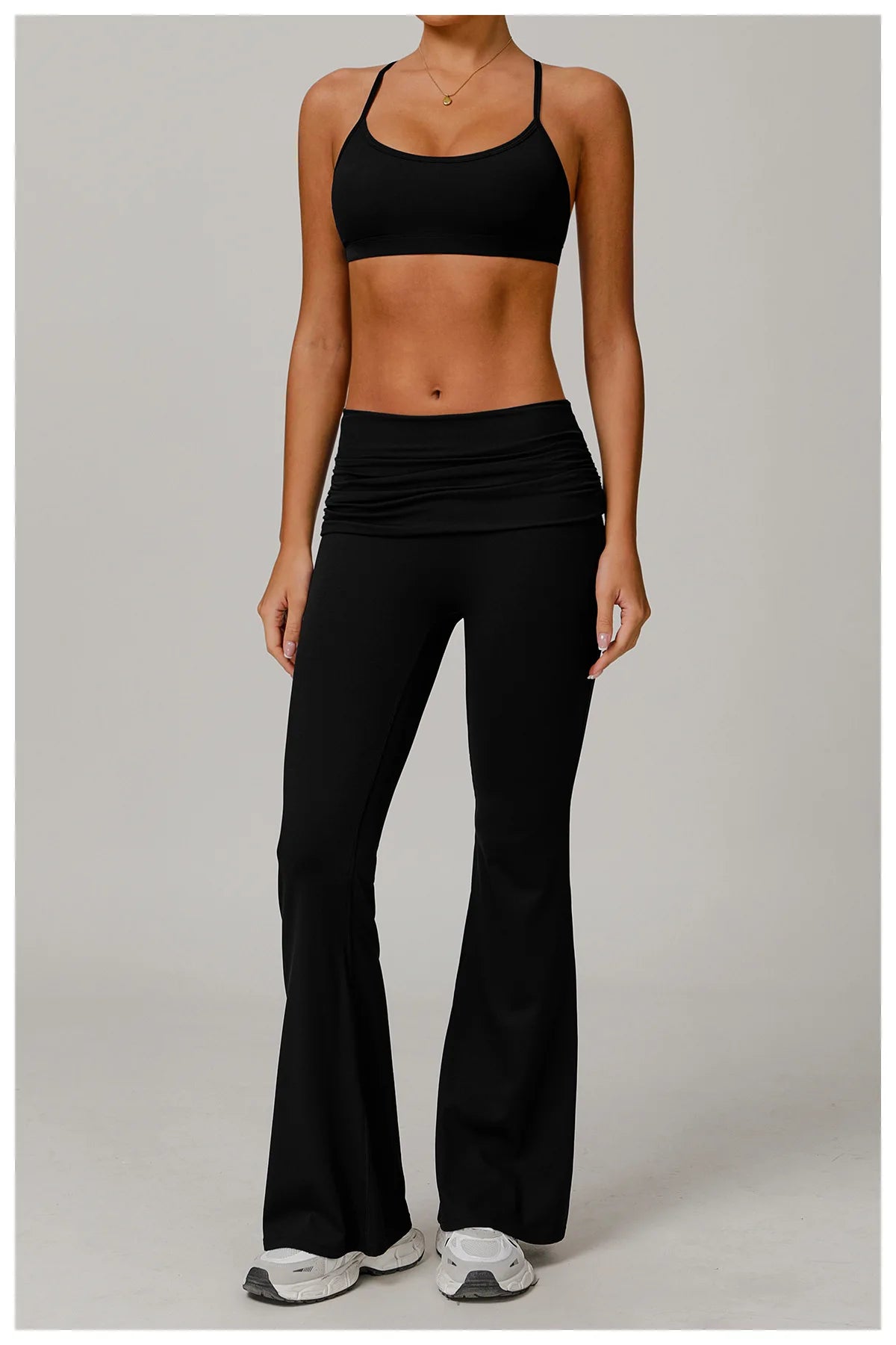 Yoga Clothes 2 Piece Women's Tracksuit Athletic Wear Pilates Fitness Suit Gym Workout Push Up Clothes Sports Bra Leggings Suit