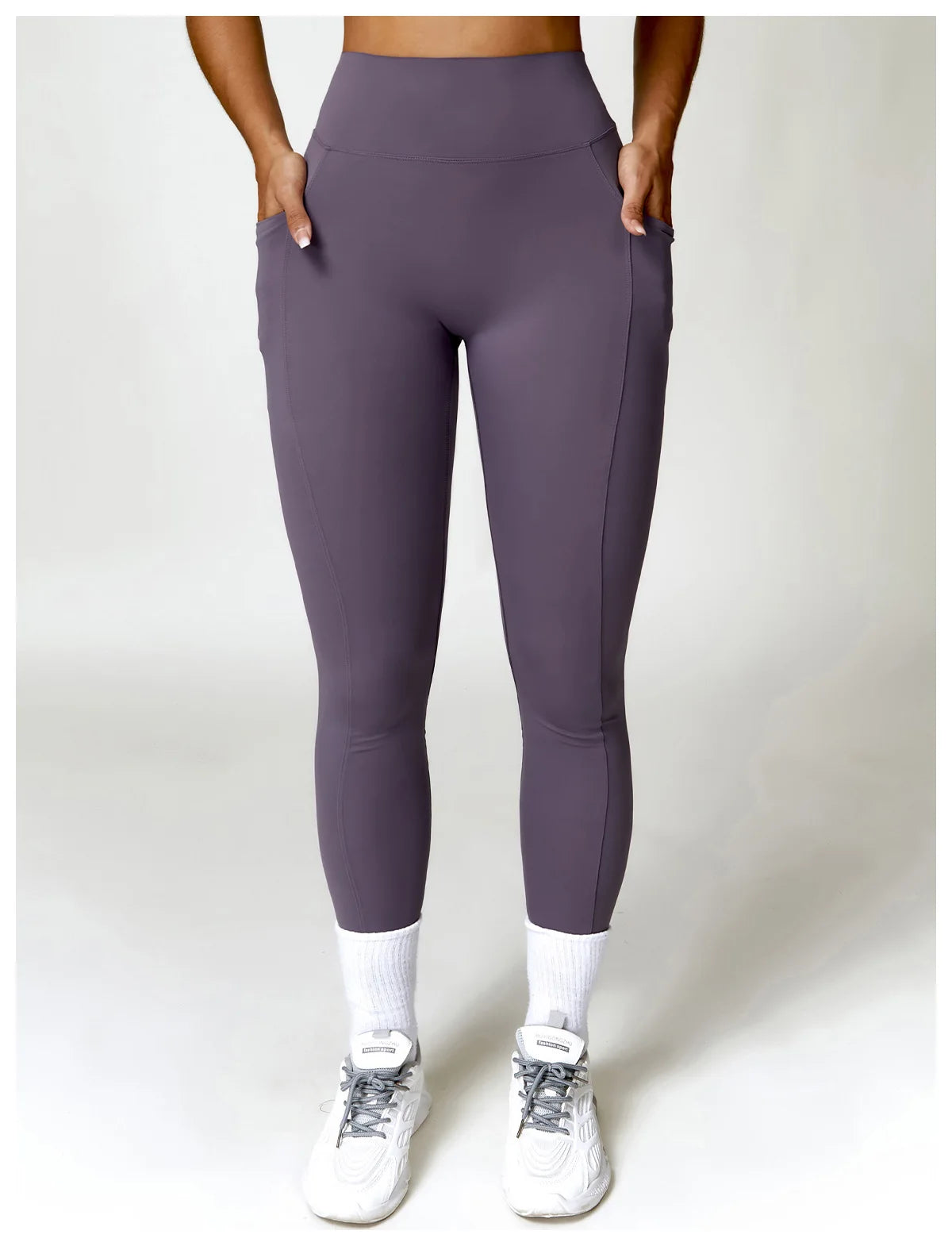 V-shaped Back Leggings Fitness Women Sport Leggings High Waist Elastic Solid Yoga Pants Gym Jogging Push Up Slim Pants Female
