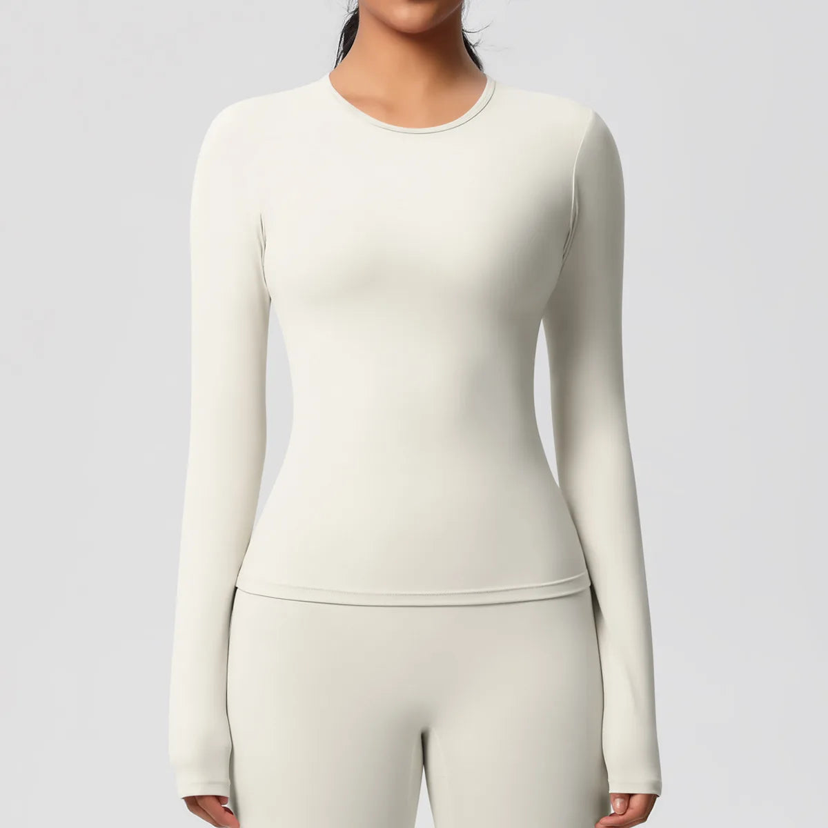 Yoga Shirts For Women Long Sleeve Fitness Running Push Up Gym Clothes Workout Dry Fit Breathable High Elastic Sports Top