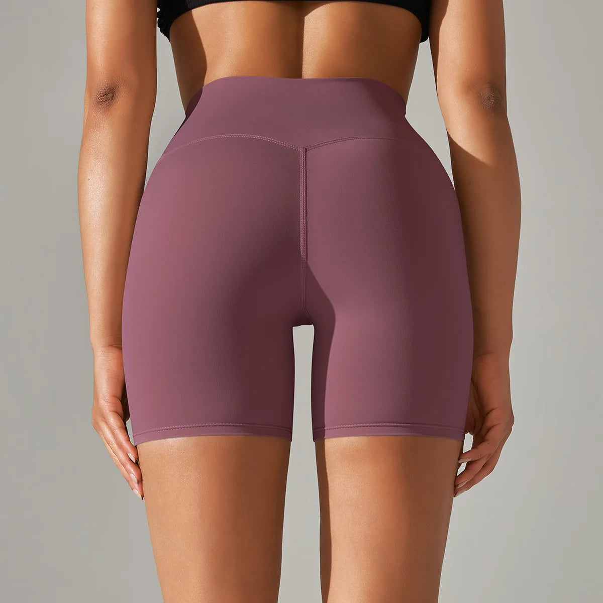 Seamless Yoga Shorts Women Fitness Shorts Running Cycling Shorts Breathable Sports Leggings High Waist Summer Workout Gym Shorts