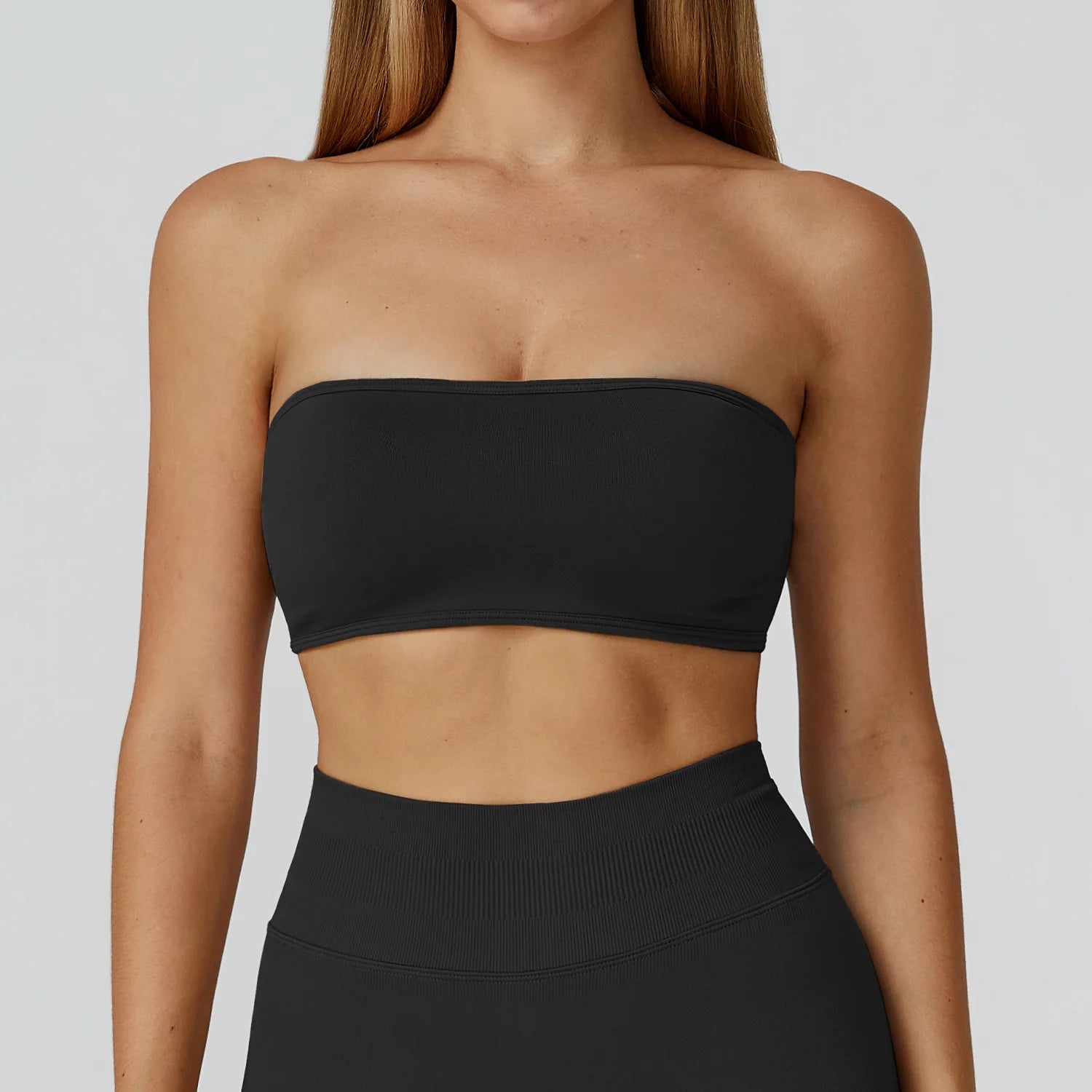 Seamless Women Strapless Yoga Vest Sexy Beautiful Back Sports Bra for Women's Underwear Gym Bra Push Up Quick Drying Fitness Top
