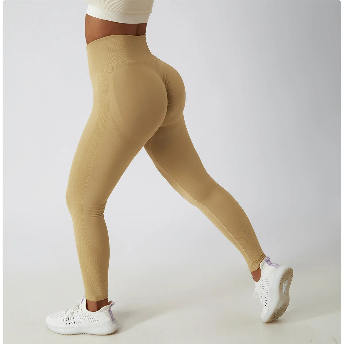 Seamless Leggings Women High Waist Yoga Pants Scrunch Butt Gym Push-up Legging Booty Yoga Leggings Sports Fitness Workout Tights