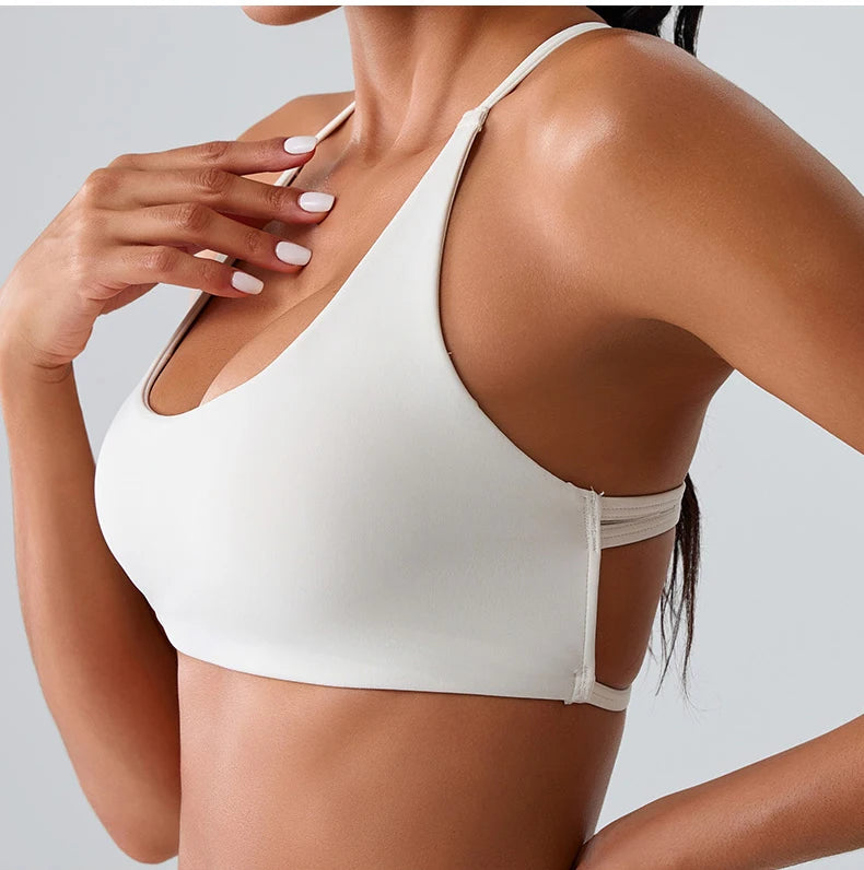 Women Fitness Yoga Bra Race Back Sports Bras Nylon Top Women Bra Sexy Breathable Underwear For Women Gym Bra Running Workout Bra
