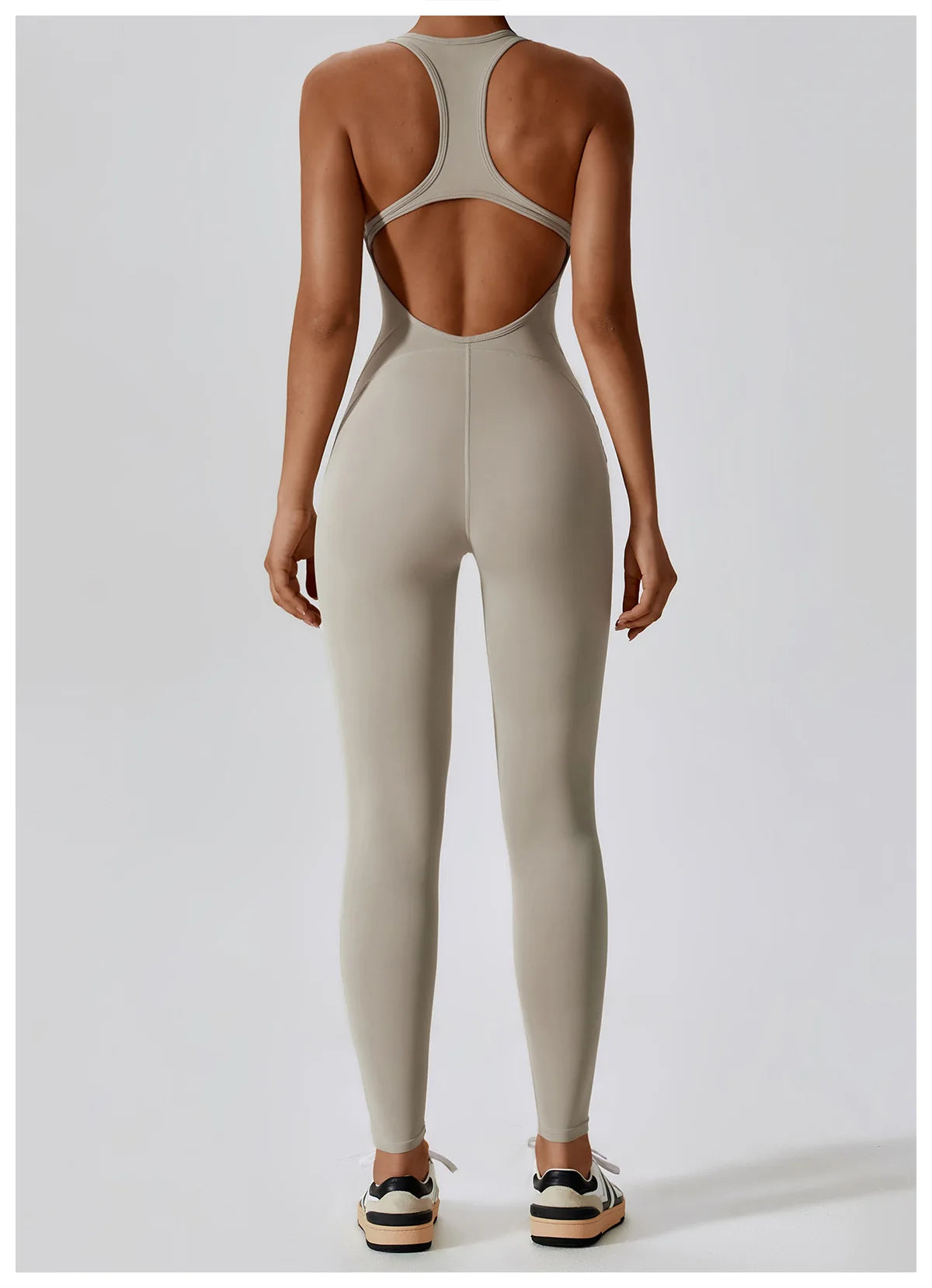 Gym Clothes Jumpsuit Backless Fitness Set Bodysuit Siamese Sportswear Women Romper Buttery-Soft One-Piece Playsuit Yoga Suit