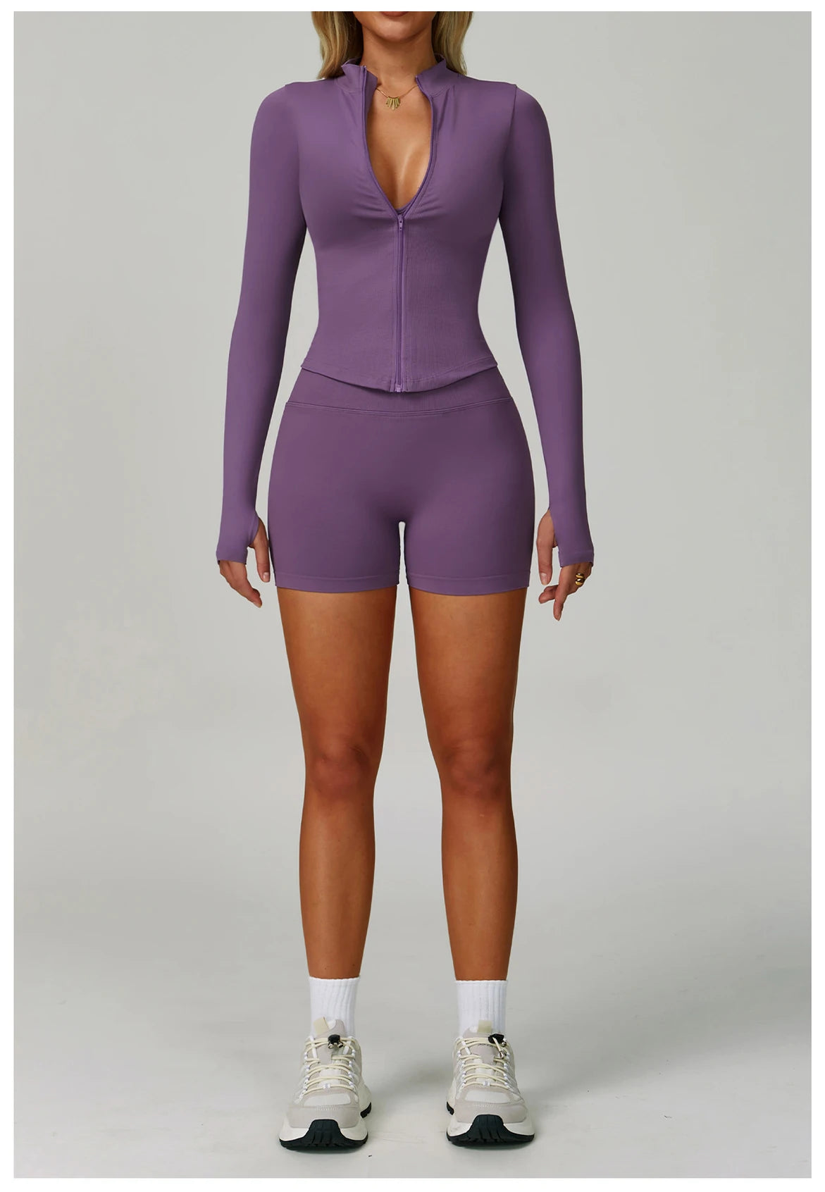 3PCS Yoga Set Seamless Sports Set Women Tracksuit Quick-Drying Gym Set Women Tracksuit Running Workout Long Sleeve Yoga Clothing
