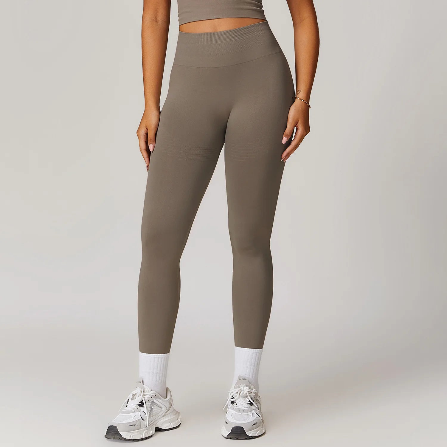 High Waist Seamless Leggings Women Fitness Running Yoga Pants Ribbed Leggings Energy Gym Tights Leggings Casual Workout Leggings