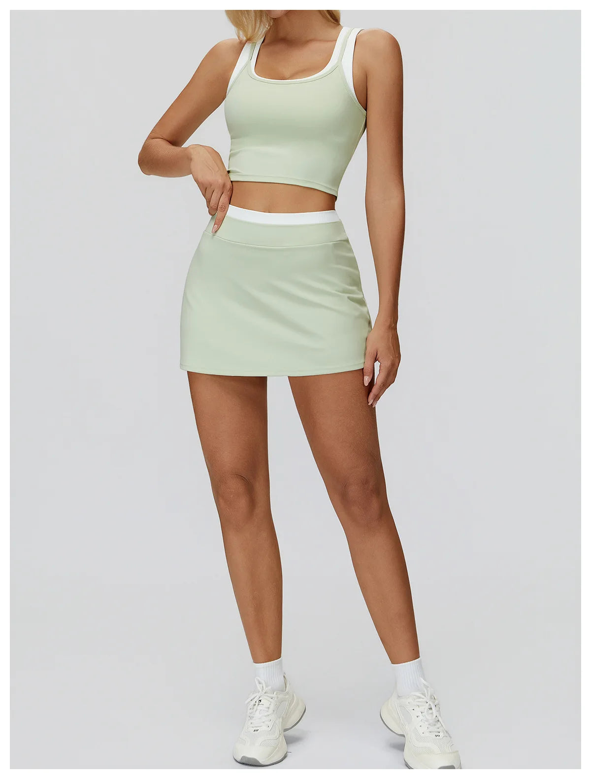 High Waist Sports Short Skirt Lined Shorts Fitness Yoga Quick Dry Running Workout Sport Skirts Tennis Skirt Golf Wear for Women