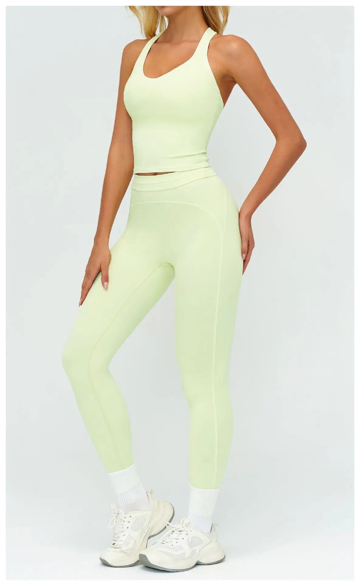 Women Tracksuit 2PCS Yoga Clothes Athletic Wear Fitness Set Gym Outfits Workout Sets Push Up Sports Bra Leggings Suit Sportswear