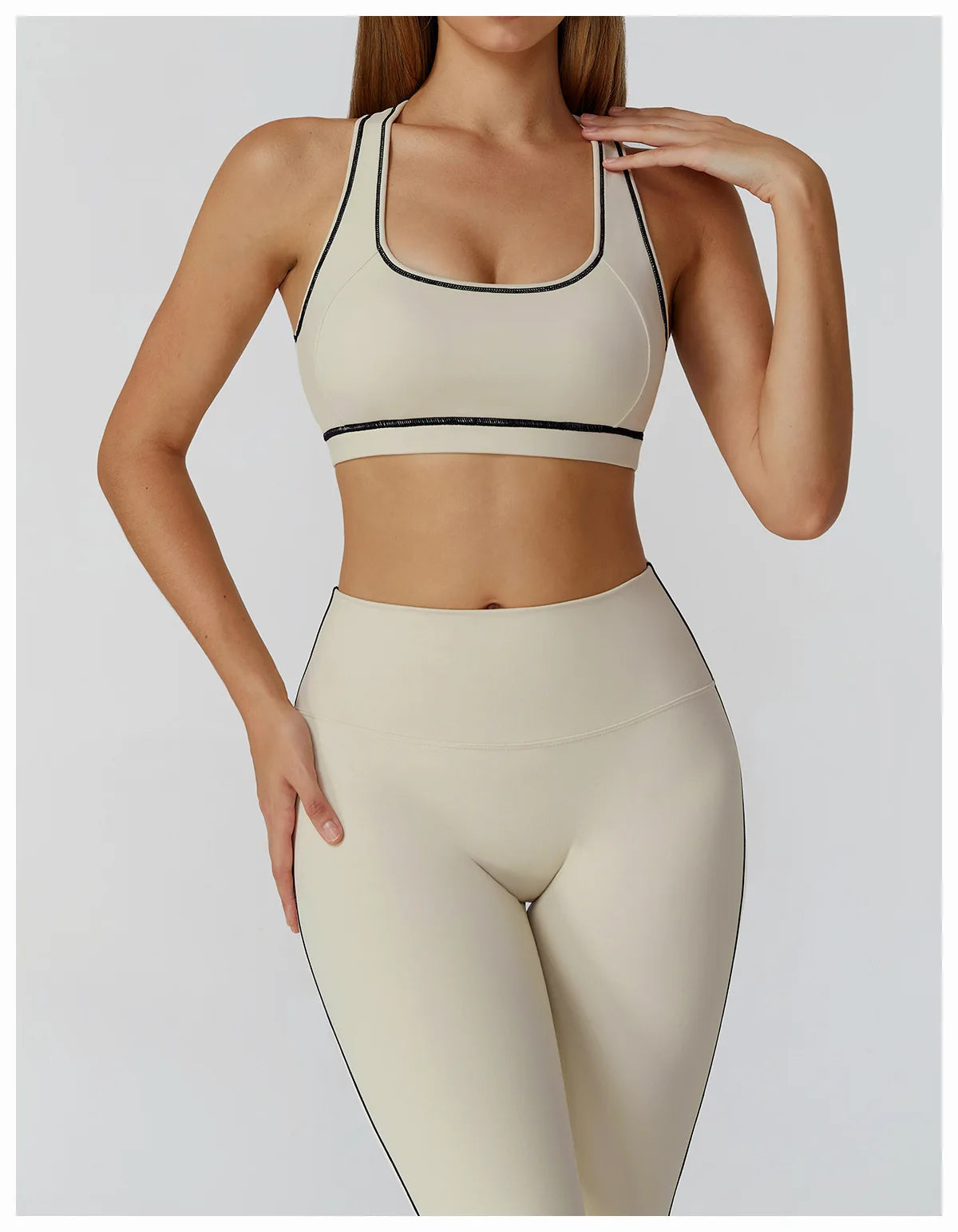 Fitness Top Women Breathable Sports Bra Anti-Sweat Yoga Bra Shockproof Crop Top Push Up High Strength Sport Bra Gym Workout Top