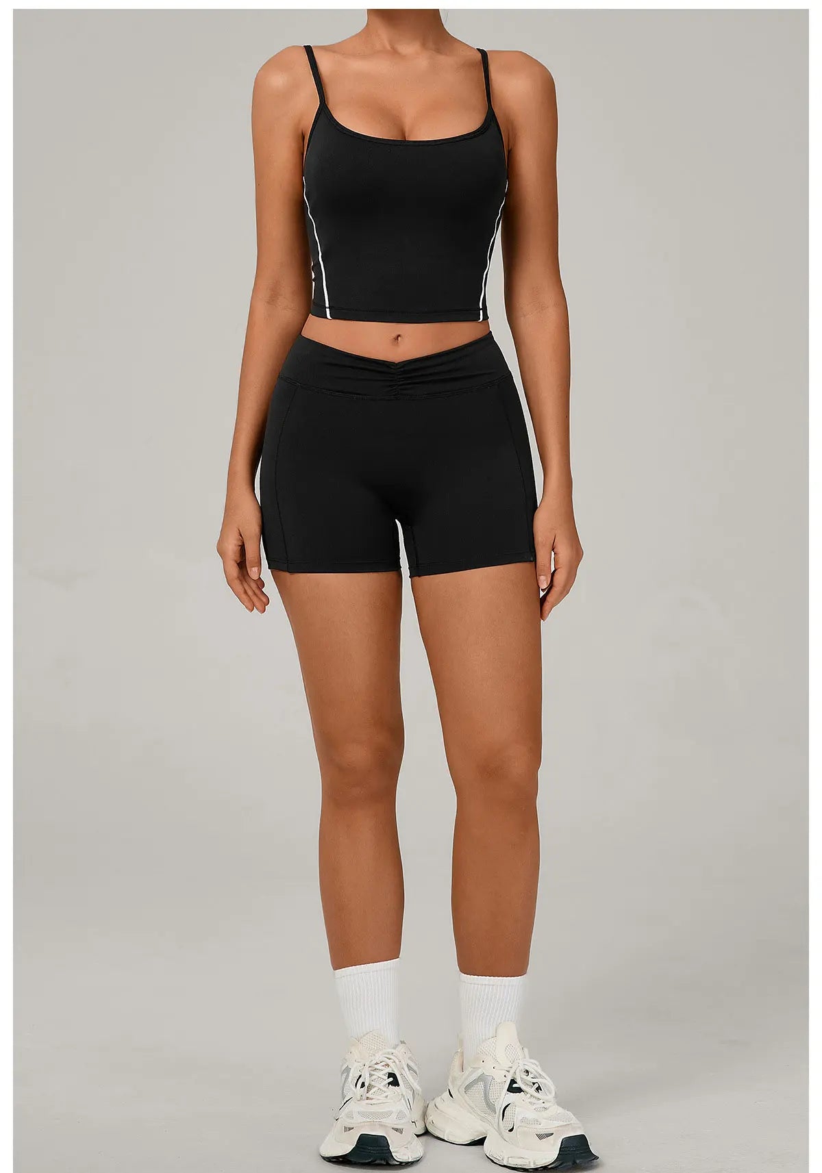 2 Pieces Yoga Sport Set Women Tracksuit Sports Bra Shorts Yoga Set Comfort Elastic Sportsuit Workout Outfit Fitness Gym Clothes