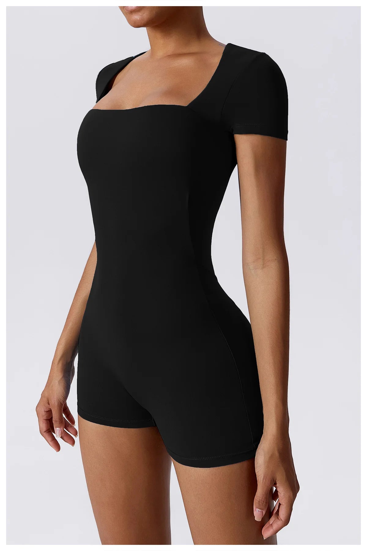 Yoga Set Women Jumpsuits Short One Piece Sports Suit Short Sleeve Gym Clothes Push Up Training Fitness Yoga Bodysuit Sportswear