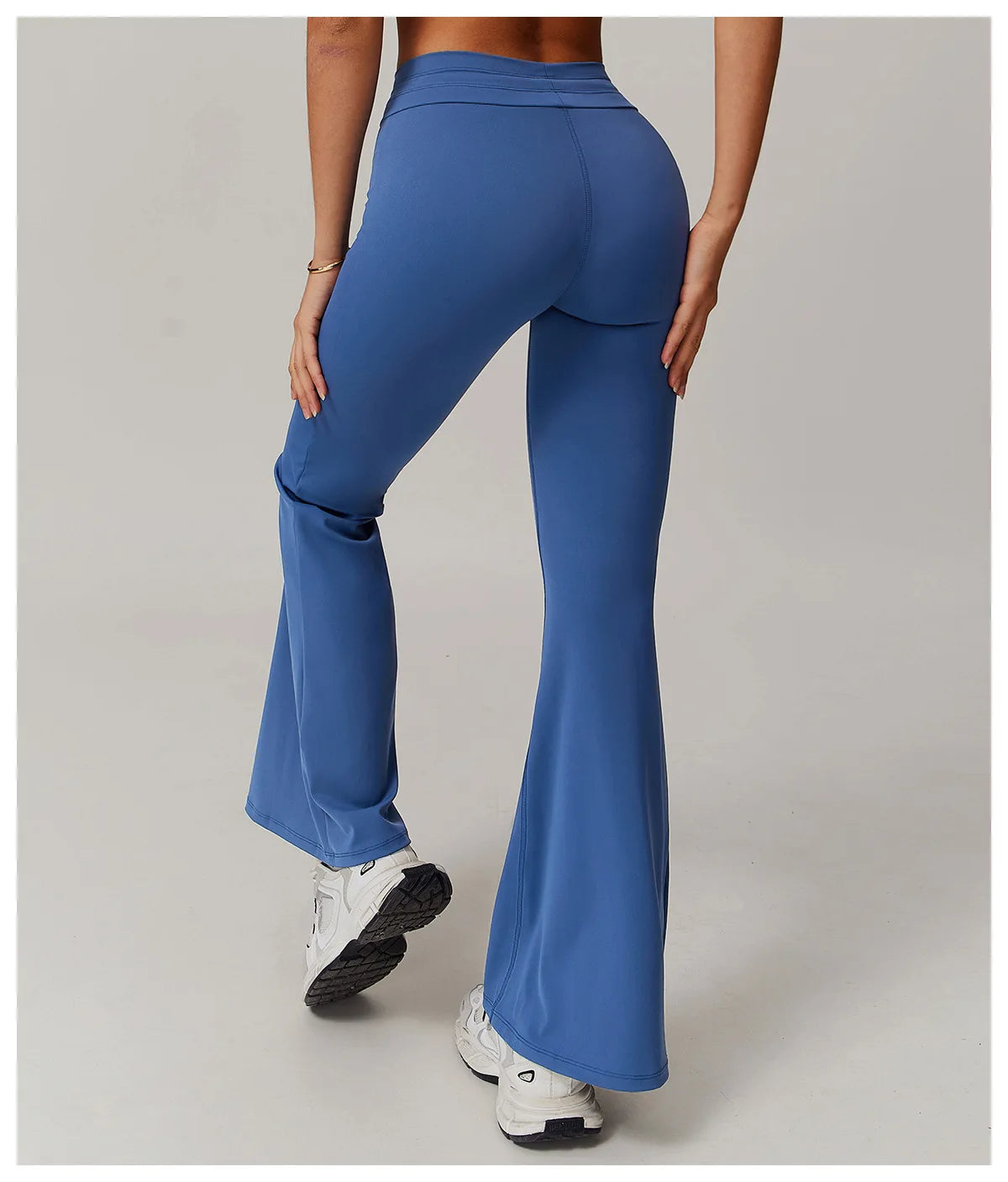 Yoga Pants Sport Leggings Women Bell-bottoms High Waist Wide Leg Pants Push Up Woman Tights Fitness Workout Legging Gym Clothing