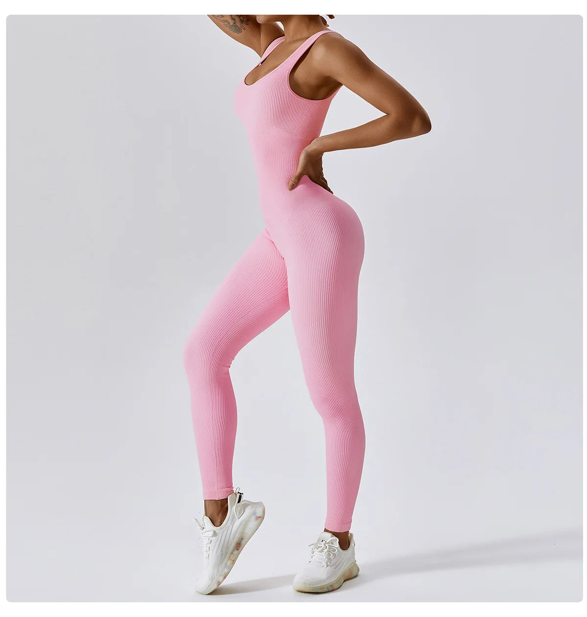 Women's Tracksuit Seamless Yoga Set Yoga Jumpsuits One Piece Workout Rompers Sportswear Gym Set Workout Clothes Women Bodysuit