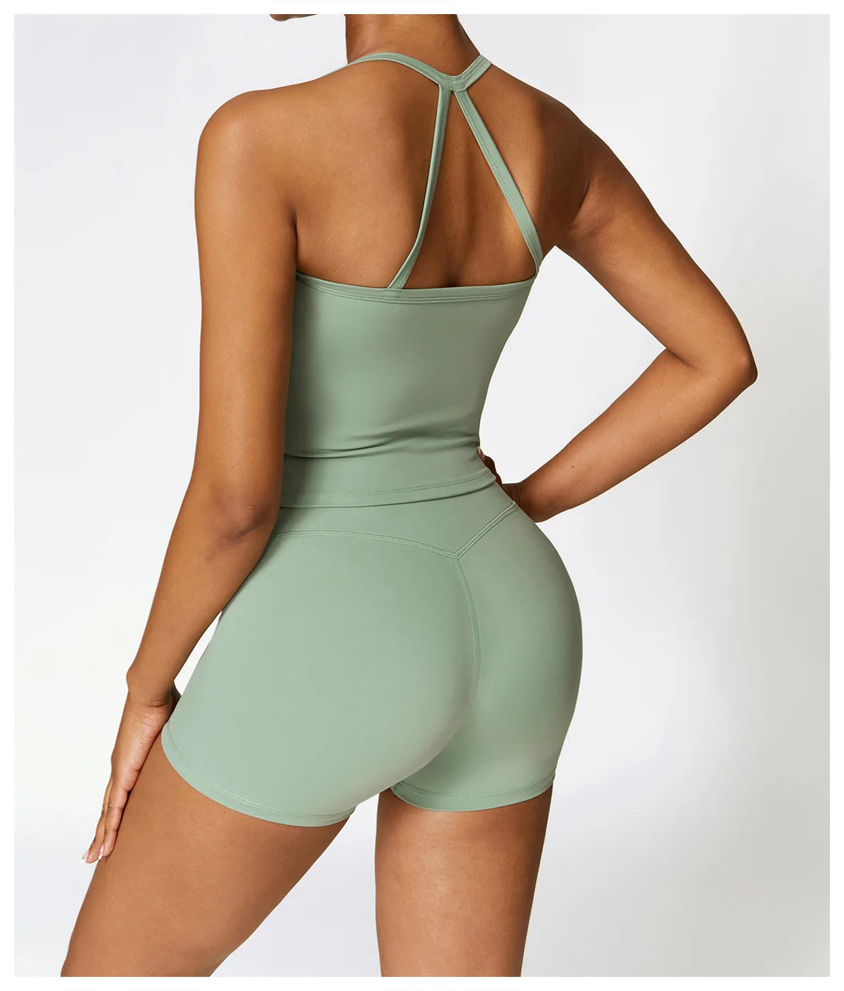 Women Yoga Shorts Fitness Shorts Running Cycling Shorts Breathable Sports Leggings High Waist Summer Workout Gym Push Up Shorts