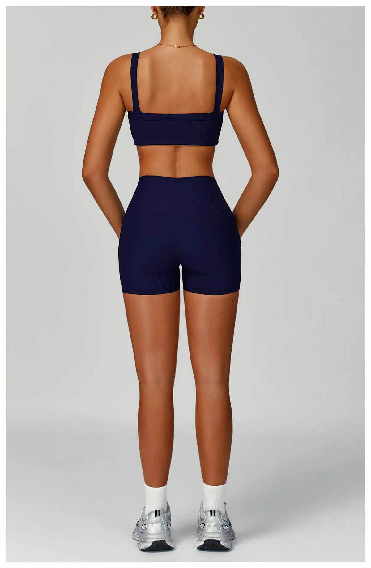 Women Tracksuit 2PCS Yoga Suit Sports Set Quick-Drying Gym Set Running Workout Zipper Long Sleeve Sports Shorts Yoga Clothing