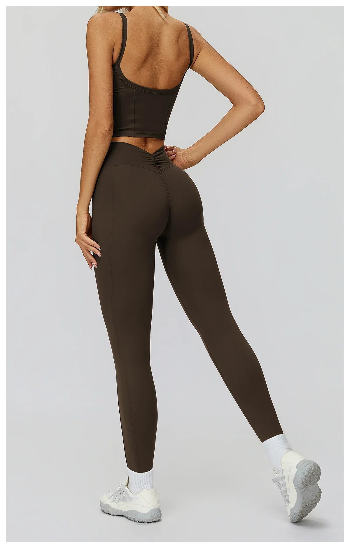 Yoga Suit 2PCS Women Tracksuit Sports Bra High Waist Legging Gym Set Fitness Outfit Running Workout Clothes Push Up Sportswear